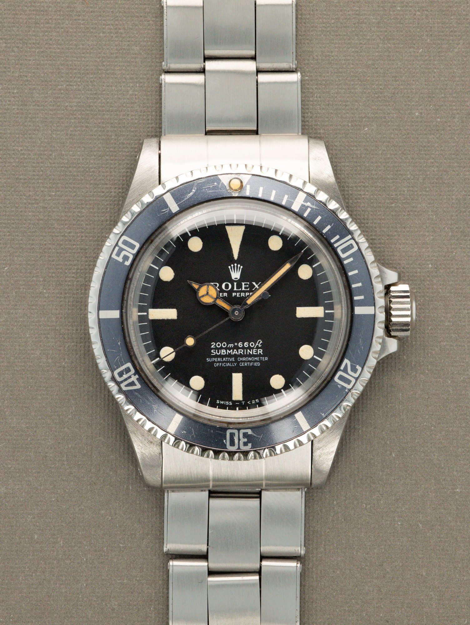 تصویر منبع؛ ساعت مچی غواصی Rolex Submariner رفرنس 5512 ملقب به Meters First