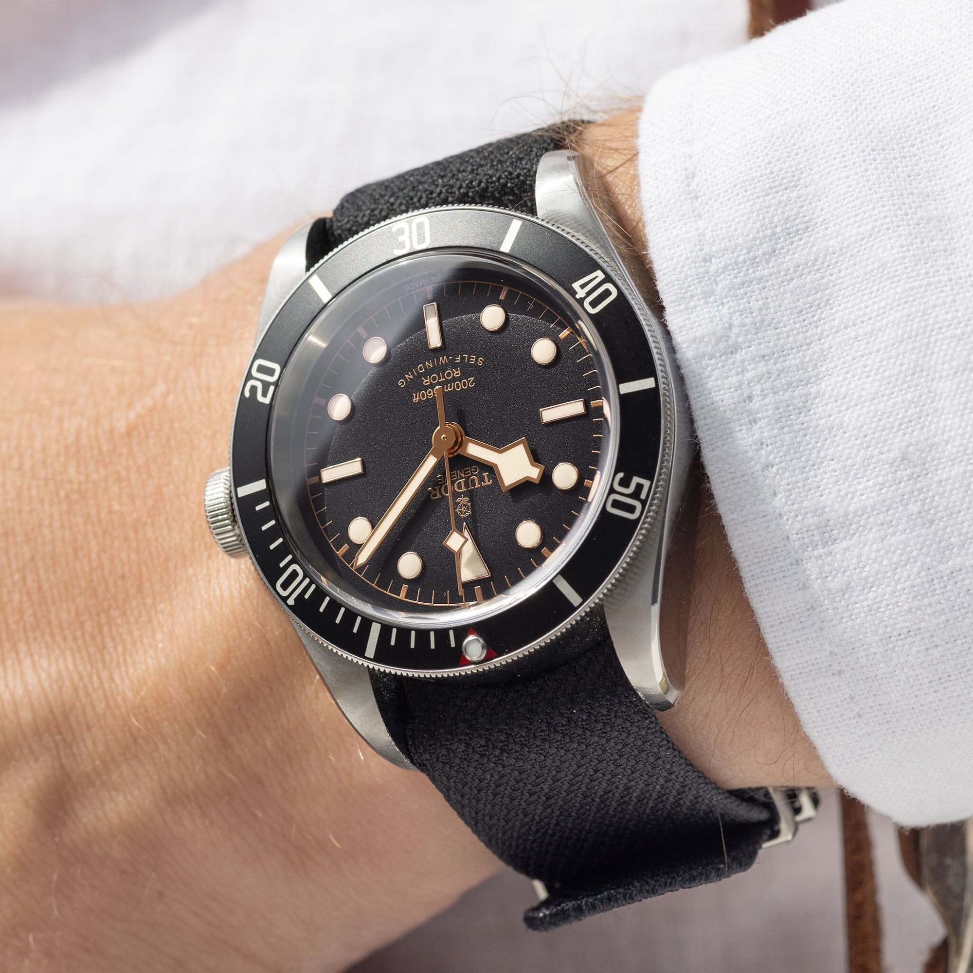 تصویر منبع؛ ساعت مچی غواصی Tudor مدل Black Bay Black رفرنس 79220N با موتور ETA