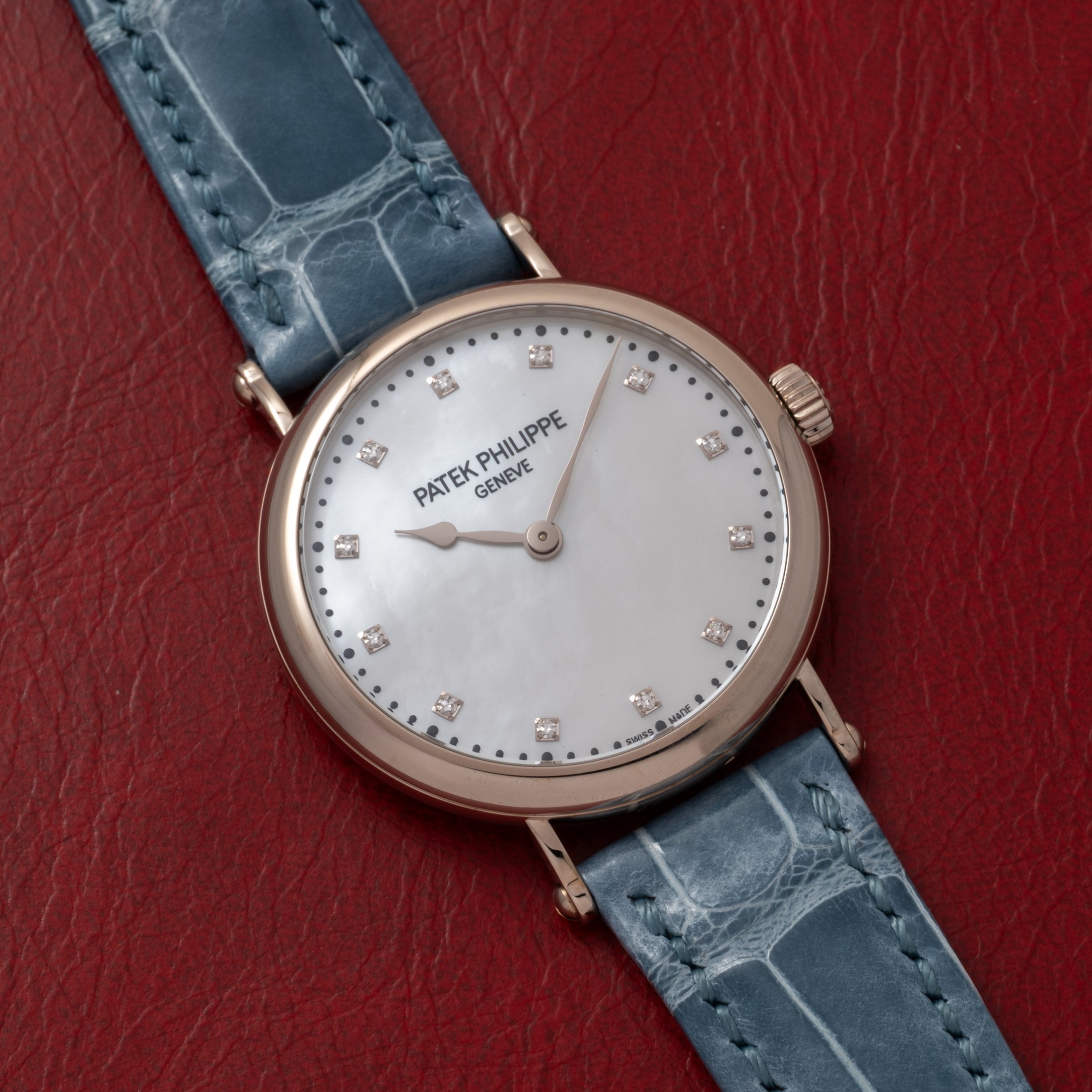 تصویر منبع؛ ساعت Patek Philippe Calatrava 'Diamond Hour' مدل 7200/50G-100