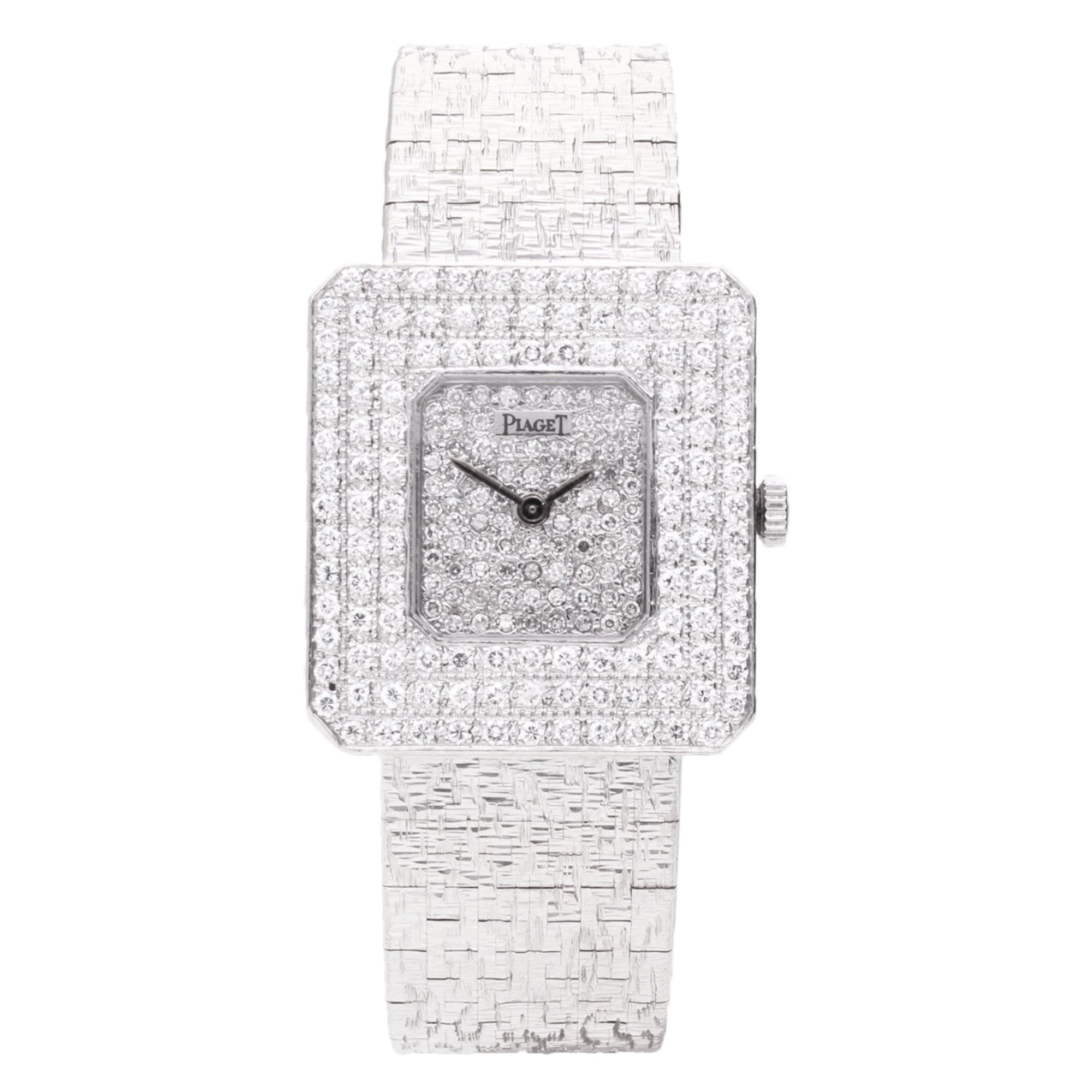 تصویر منبع؛ ساعت مچی طلا سفید ۱۸ عیار Piaget رفرنس 99045 مدل Protocole مرصع به الماس