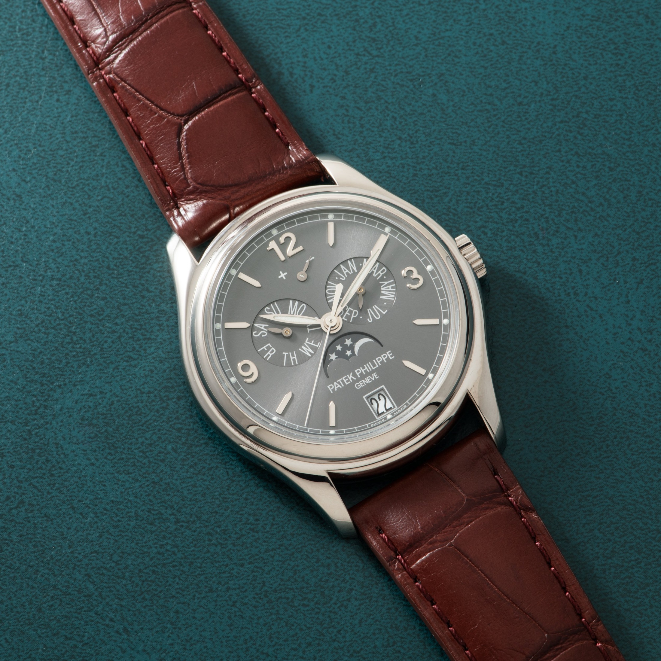 تصویر منبع؛ ساعت Patek Philippe Annual Calendar Ref. 5146G