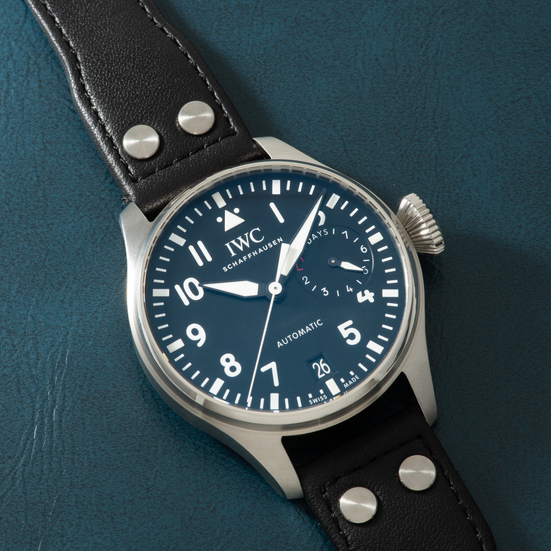 تصویر منبع؛ ساعت مچی IWC Big Pilot فولادی 46 mm