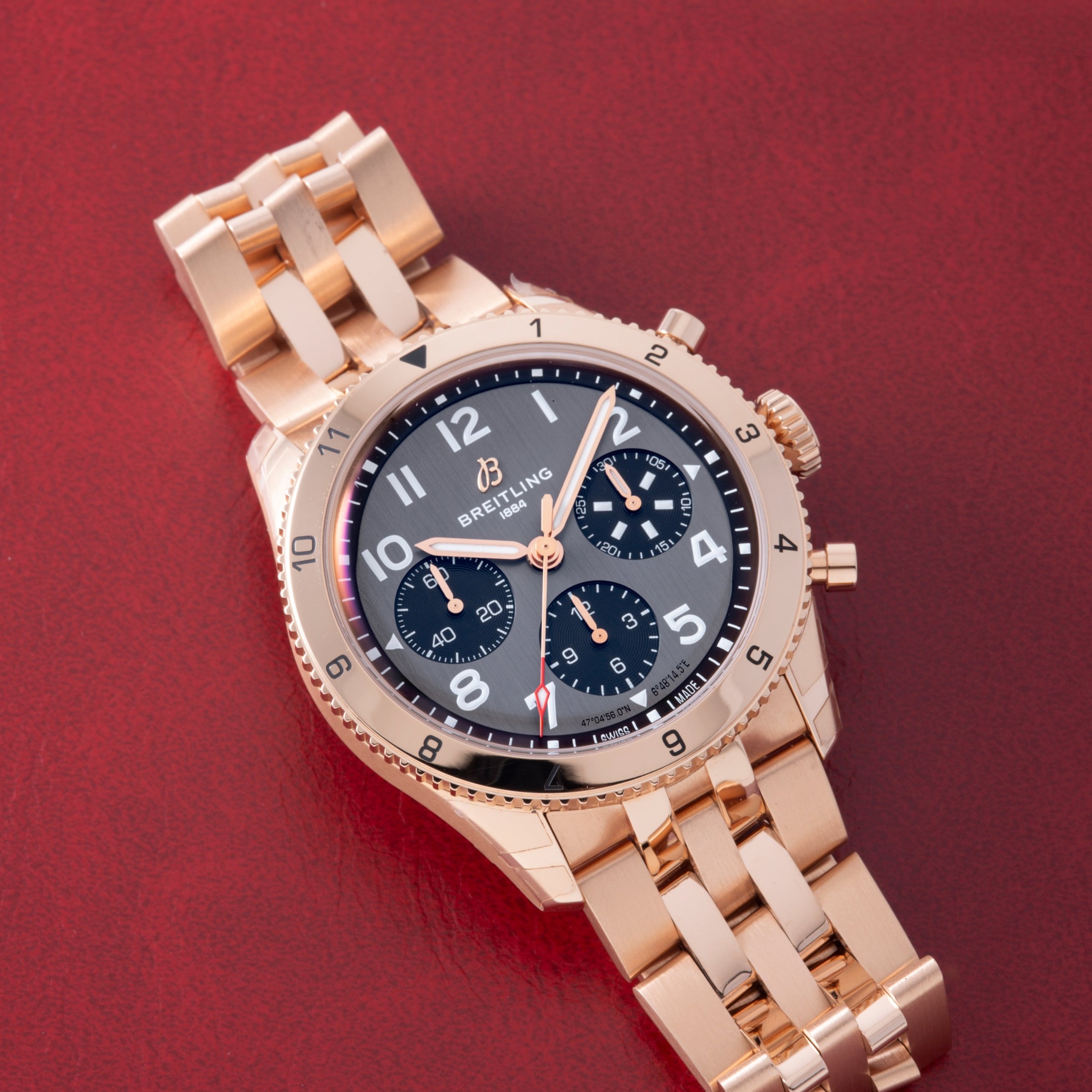 تصویر منبع؛ ساعت Breitling Classic AVI Chronograph 42 P-51 Mustang