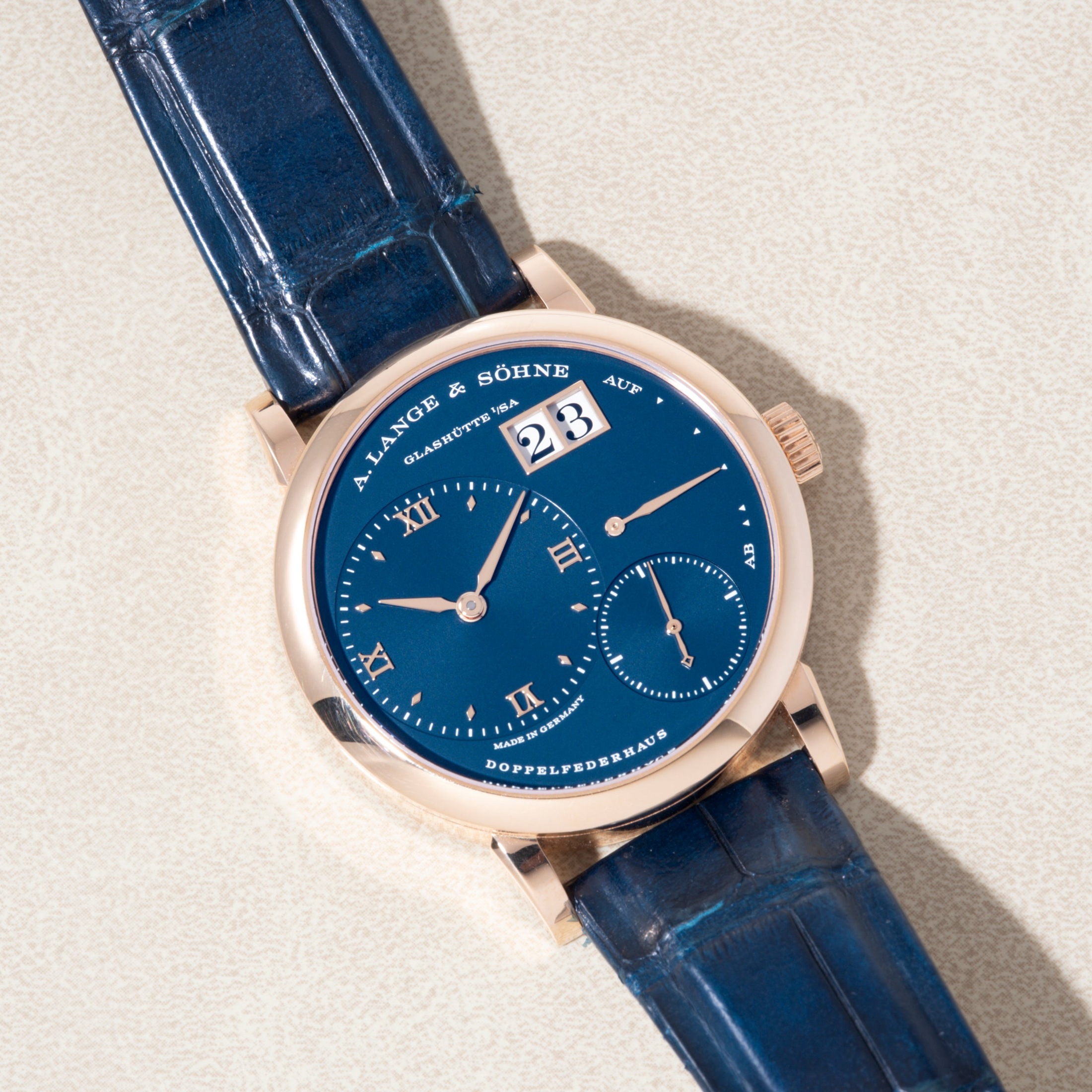 تصویر منبع؛ ساعت مچی A. Lange & Söhne Little Lange 1 Limited Edition