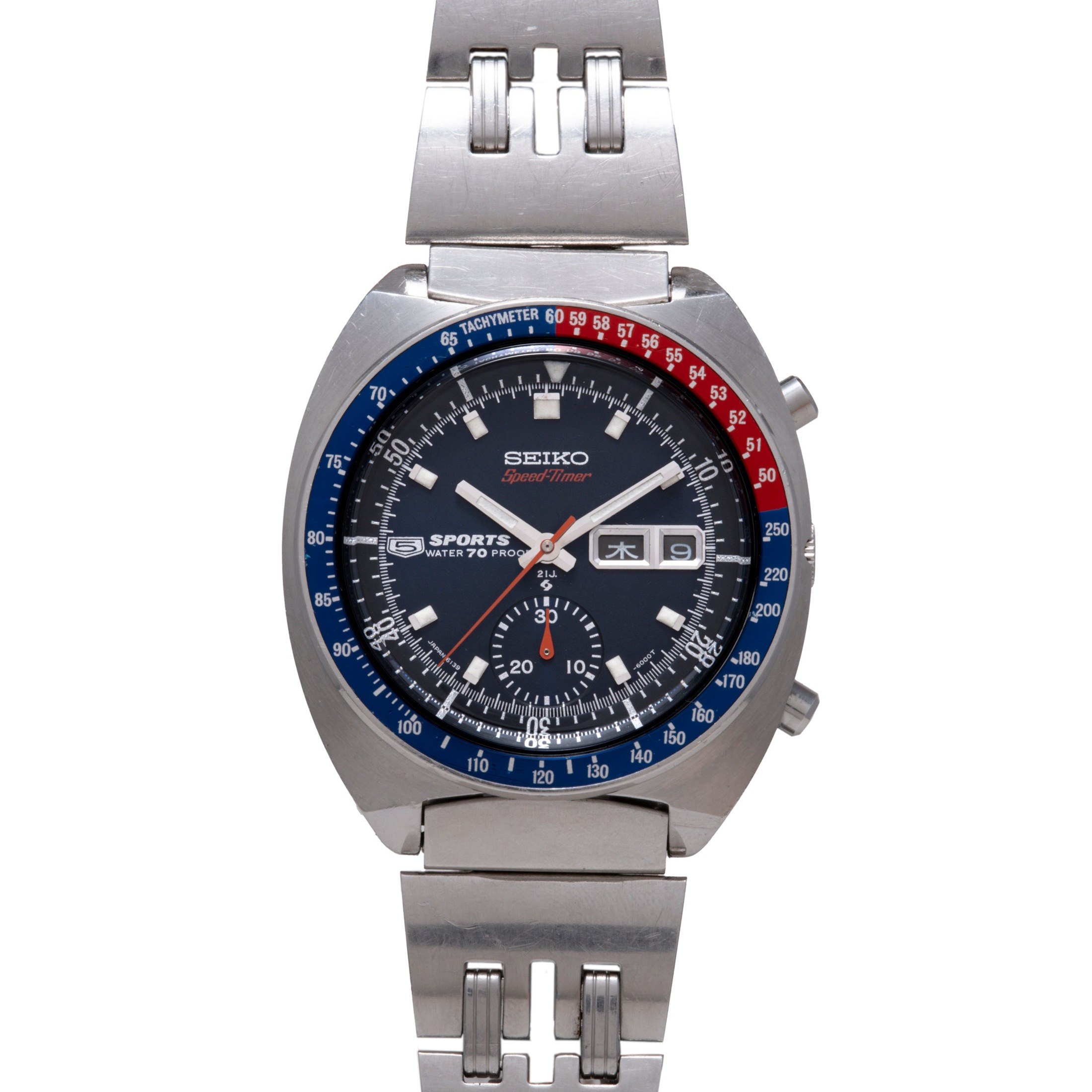 تصویر منبع؛ ساعت مچی Seiko 'Pepsi' Speedtimer