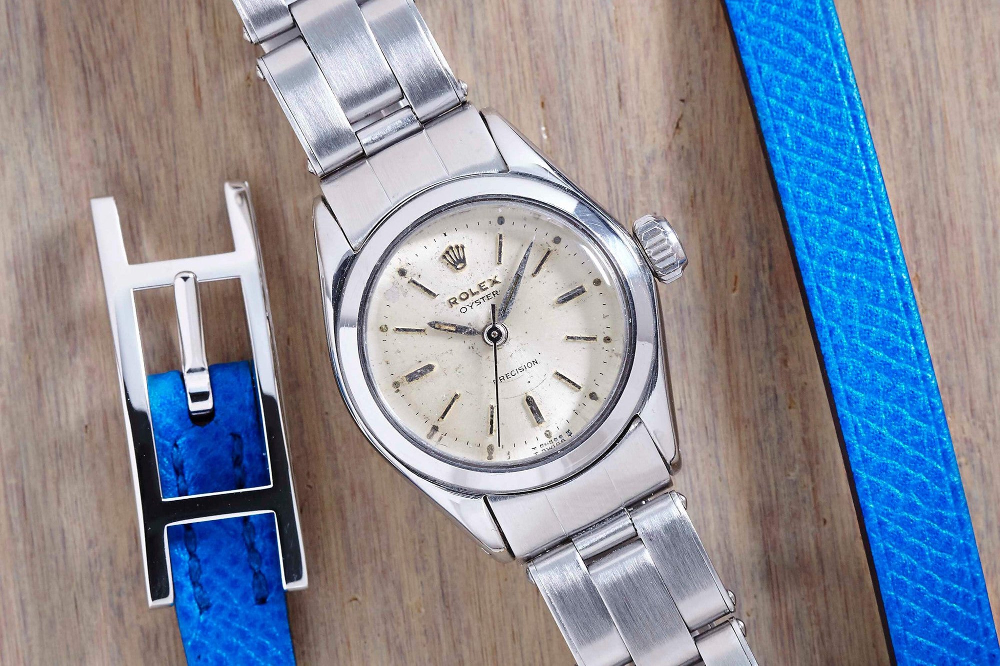 تصویر منبع؛ ساعت مچی زنانه Rolex مدل Lady Oyster Precision