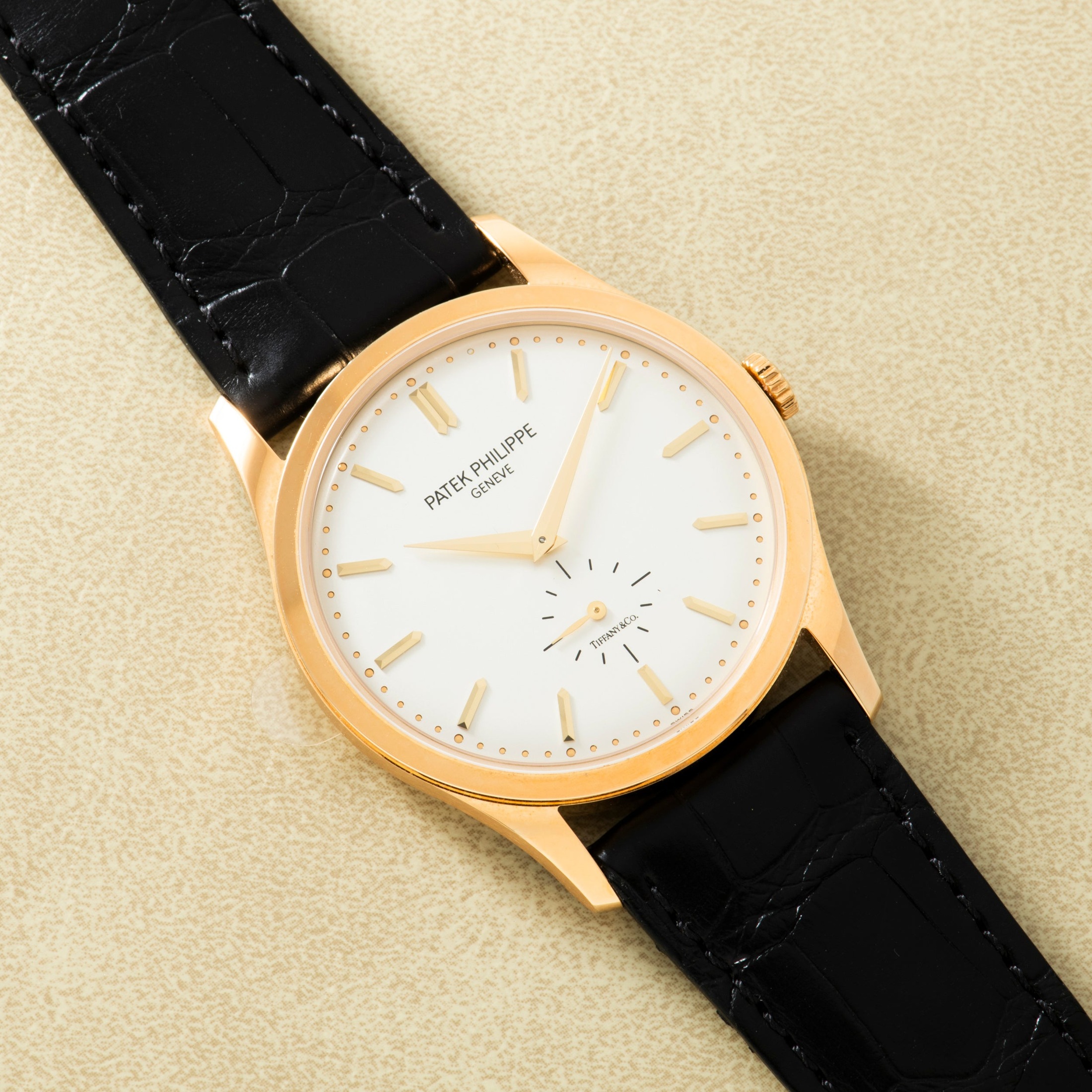 تصویر منبع؛ ساعت Patek Philippe Calatrava 'Tiffany & Co.'