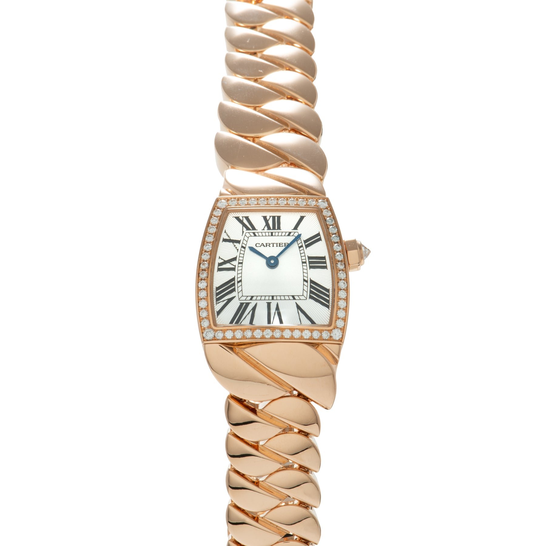 تصویر منبع؛ ساعت مچی کارتیر La Doña de Cartier رفرنس WE60060I-2904 رزگلد و الماس