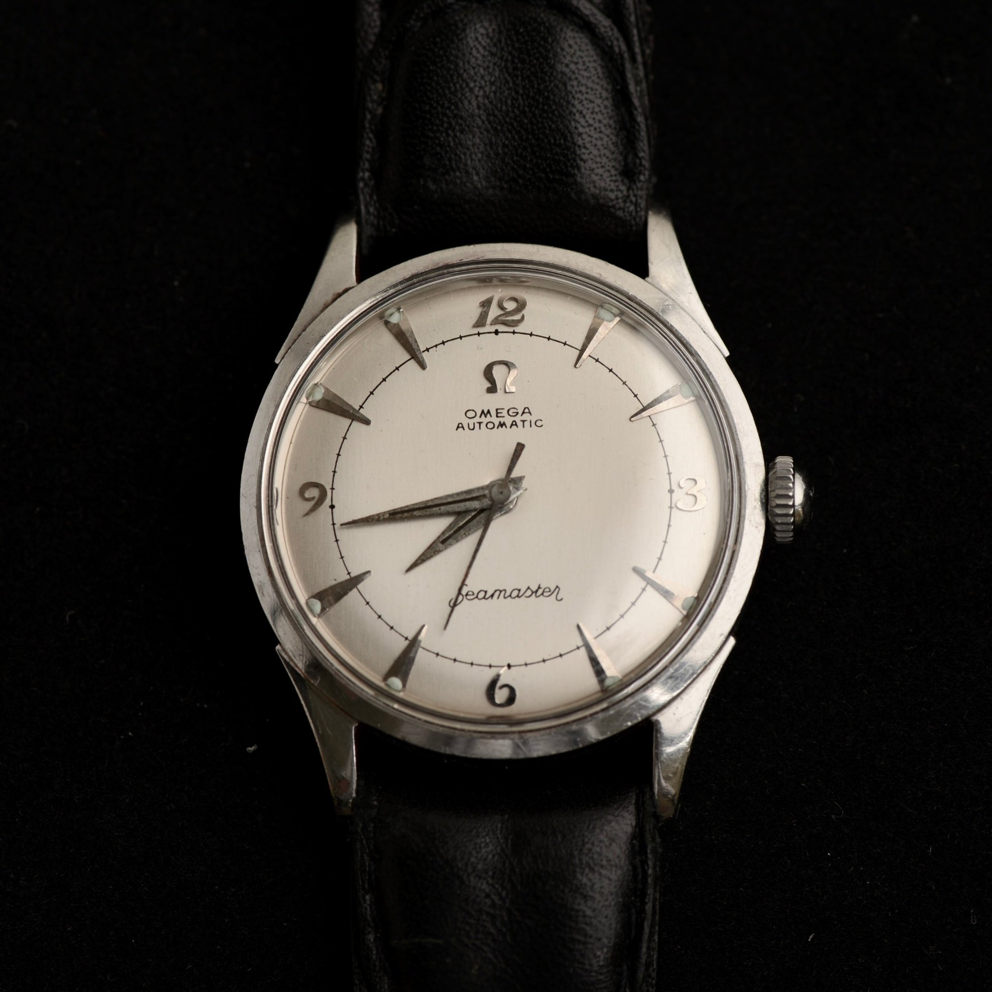 تصویر منبع؛ ساعت مچی وینتیج Omega Seamaster رفرنس 2635 با کالیبر 354 بامپر