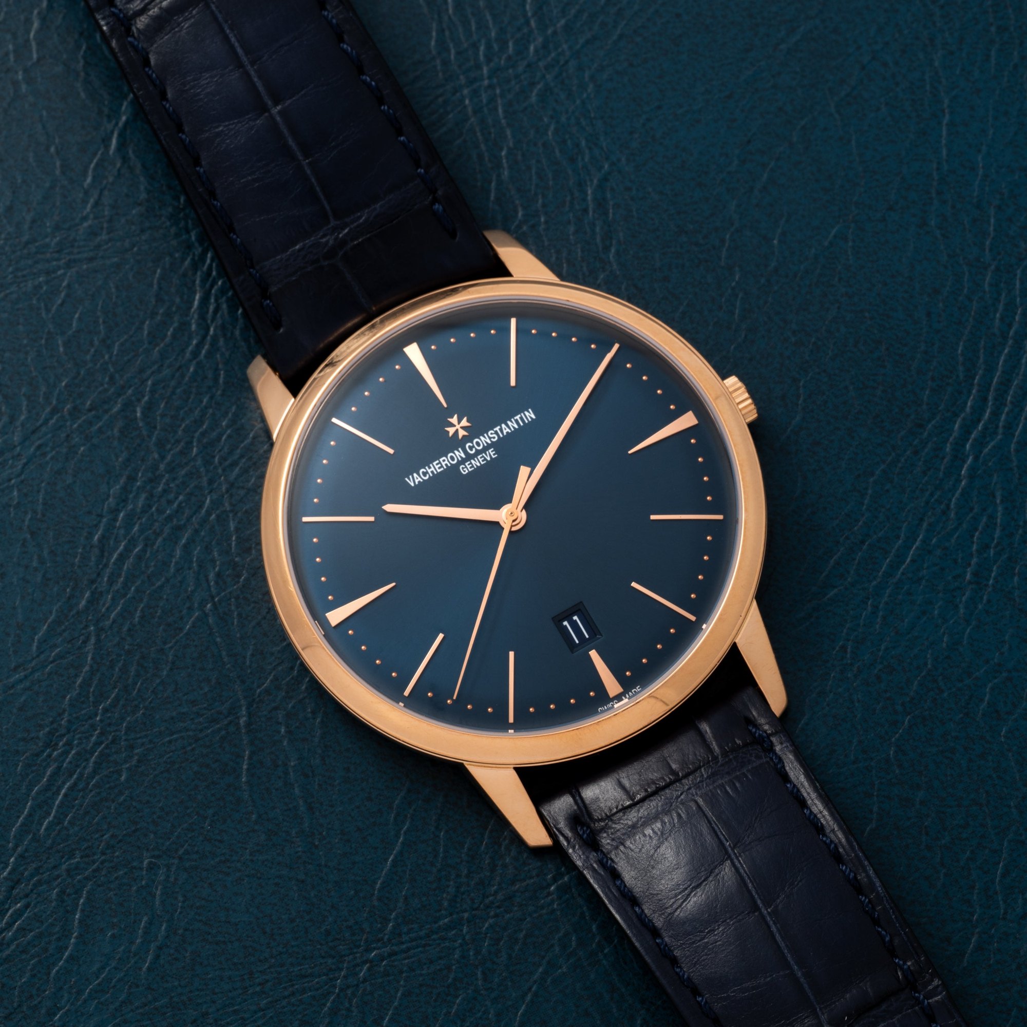 تصویر منبع؛ ساعت مچی Vacheron Constantin Patrimony رفرنس 85180 از رزگلد