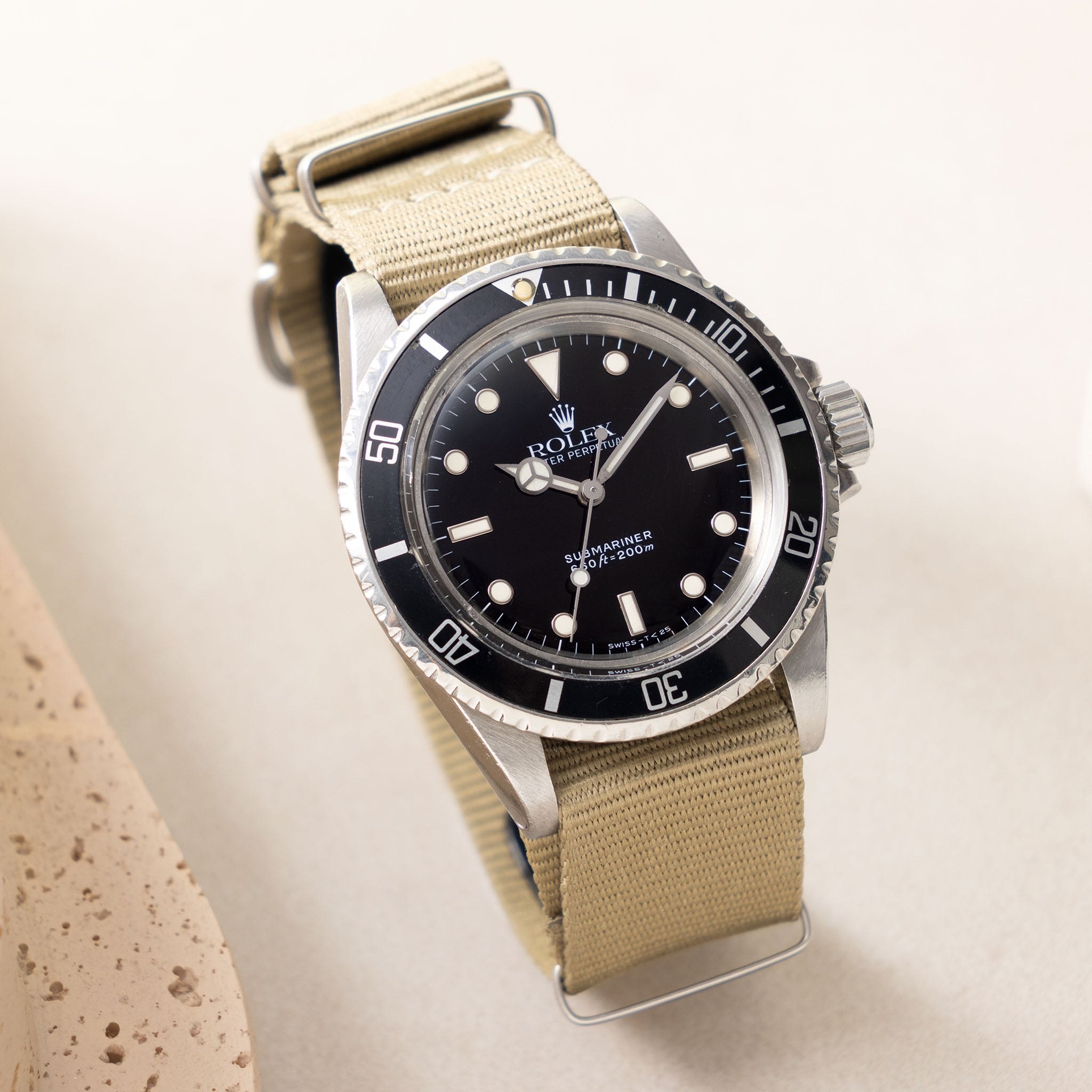 ساعت مچی رولکس Rolex Submariner 5513 MilSub سال ۱۹۷۵ با قطعات سرویس