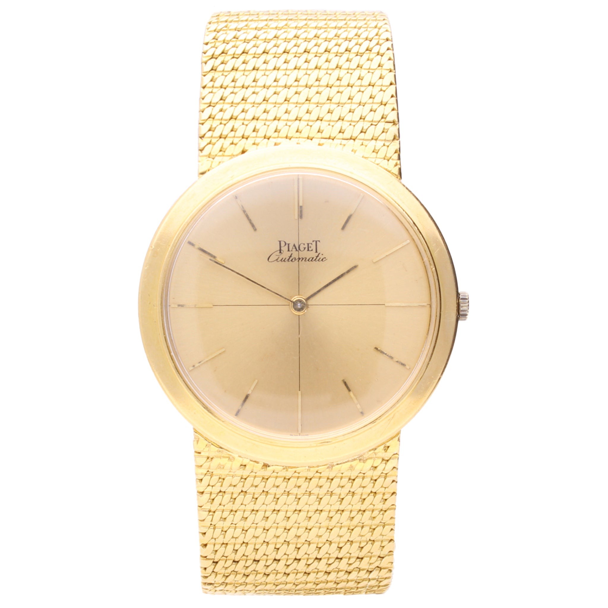 تصویر منبع؛ ساعت مچی Piaget مدل Bracelet watch رفرنس 12101 ساخت ۱۹۸۰