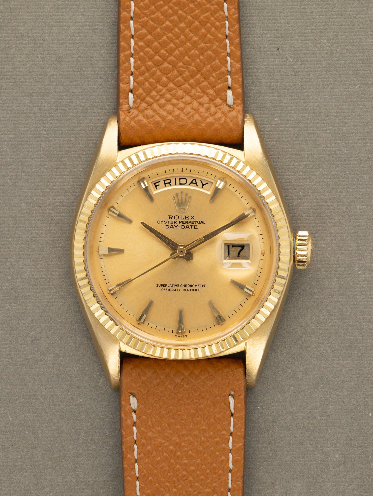 تصویر منبع؛ ساعت مچی Rolex Day-Date رفرنس 1803 با صفحه موسوم به Claw Dial