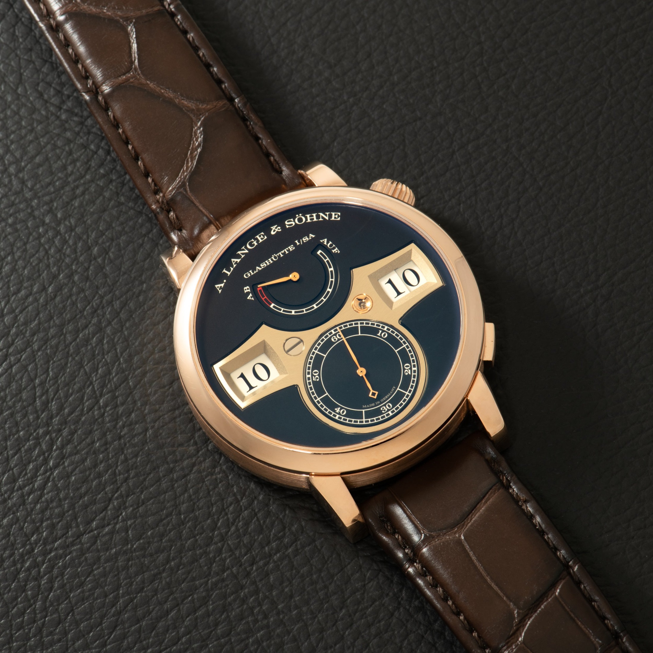 تصویر منبع؛ ساعت A.Lange & Söhne Zeitwerk