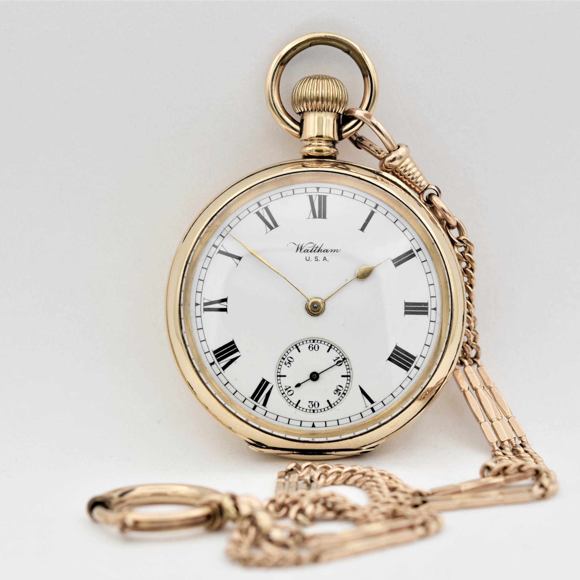 تصویر منبع؛ ساعت جیبی مردانه Waltham Marquis مدل ۱۹۰۸