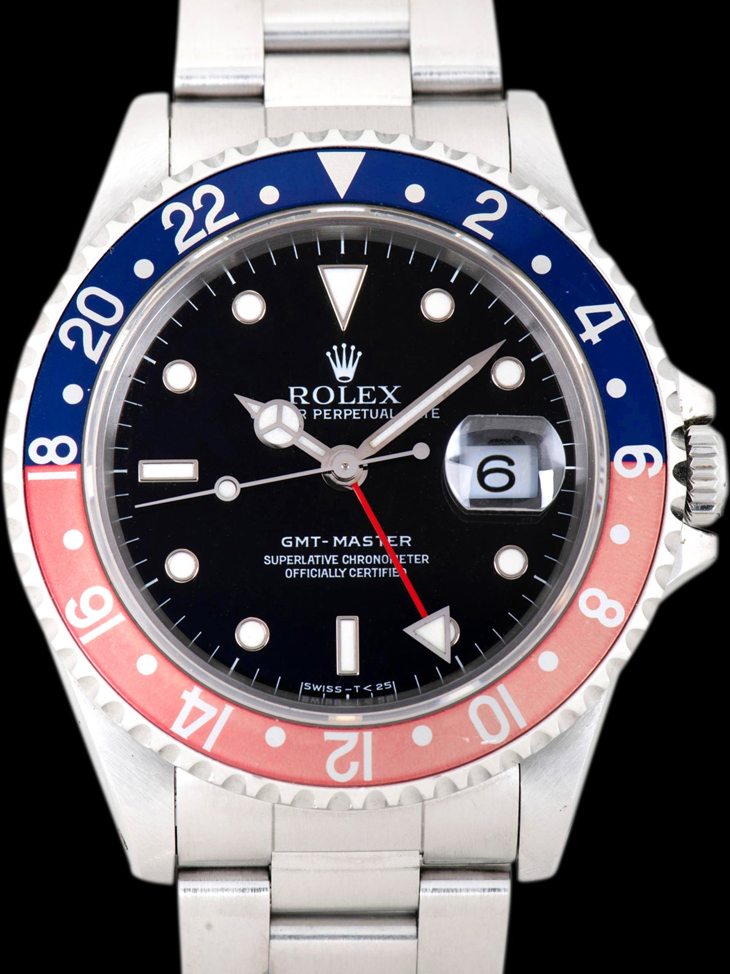 تصویر منبع؛ ساعت مچی Rolex GMT-Master رفرنس 16700 با بزل پپسی سال 1995