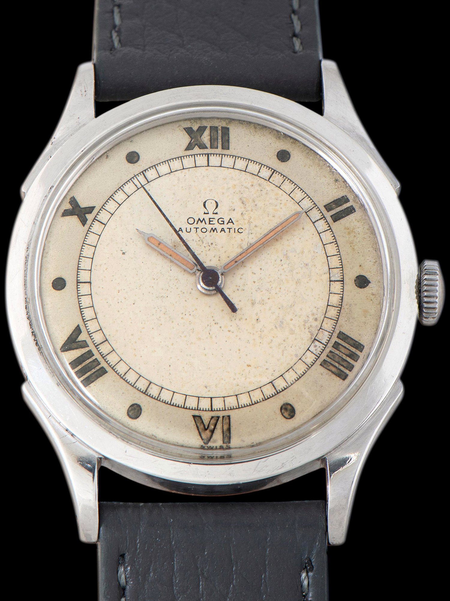 تصویر منبع؛ ساعت مچی امگا Omega Dress Watch رفرنس 2438-3 با موتور بامپر