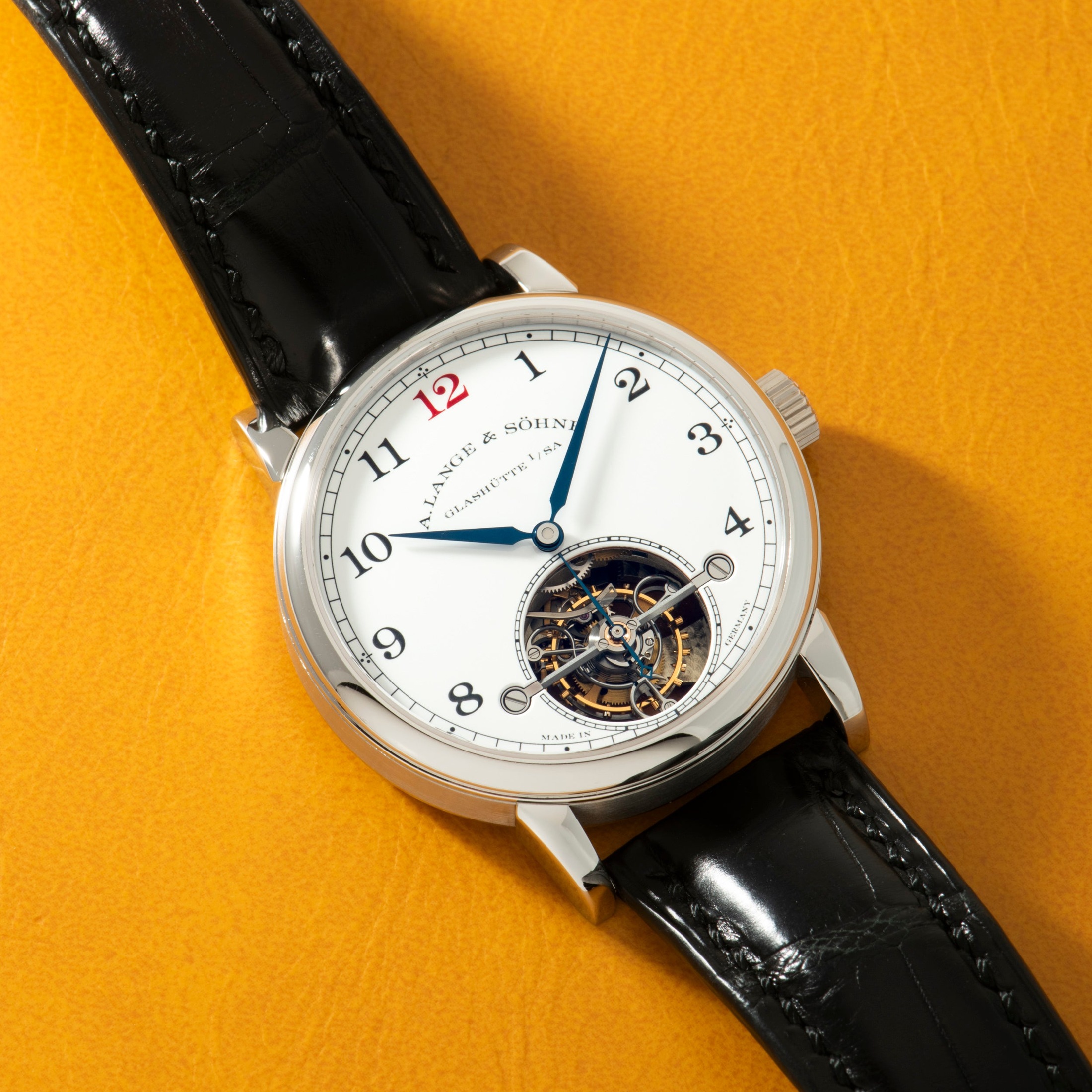 تصویر منبع؛ ساعت مچی A. Lange & Söhne Lange 1815 Tourbillon