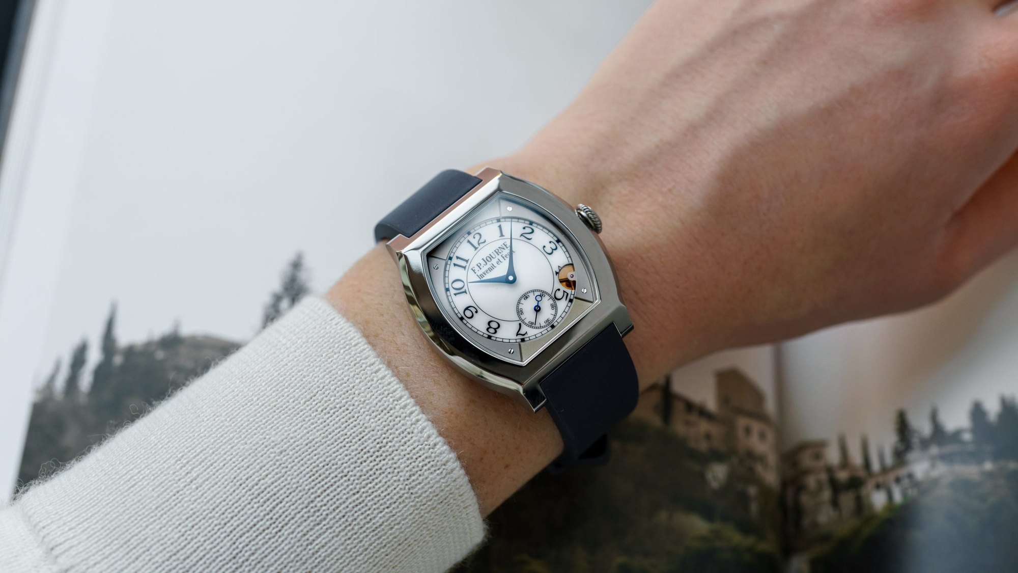 تصویر منبع؛ ساعت مچی F.P. Journe مدل Élégante 40 تیتانیوم