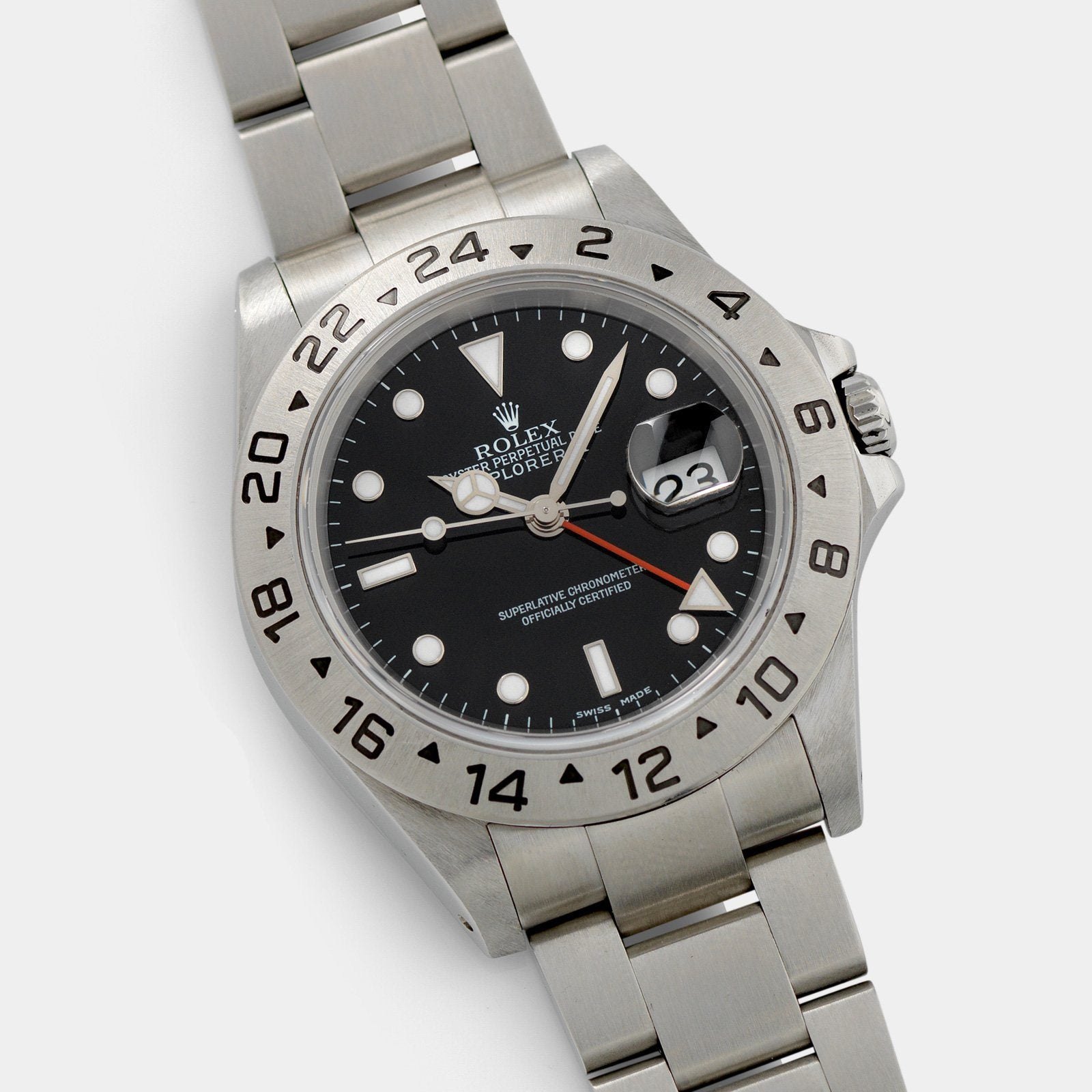 تصویر منبع؛ ساعت مچی Rolex Explorer 2 رفرنس 16570 با صفحه مشکی