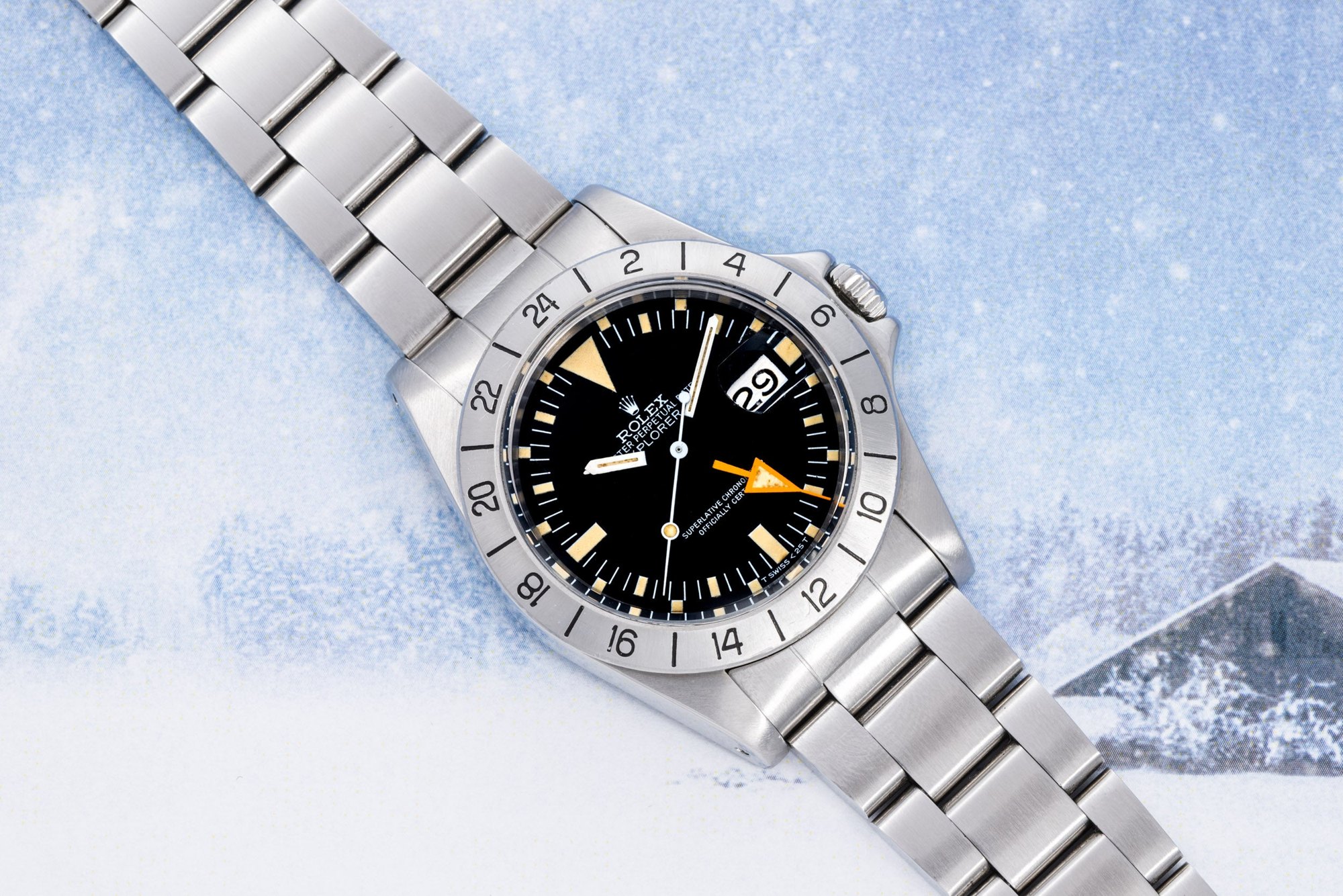 تصویر منبع؛ ساعت مچی Rolex Explorer II رفرنس 1655