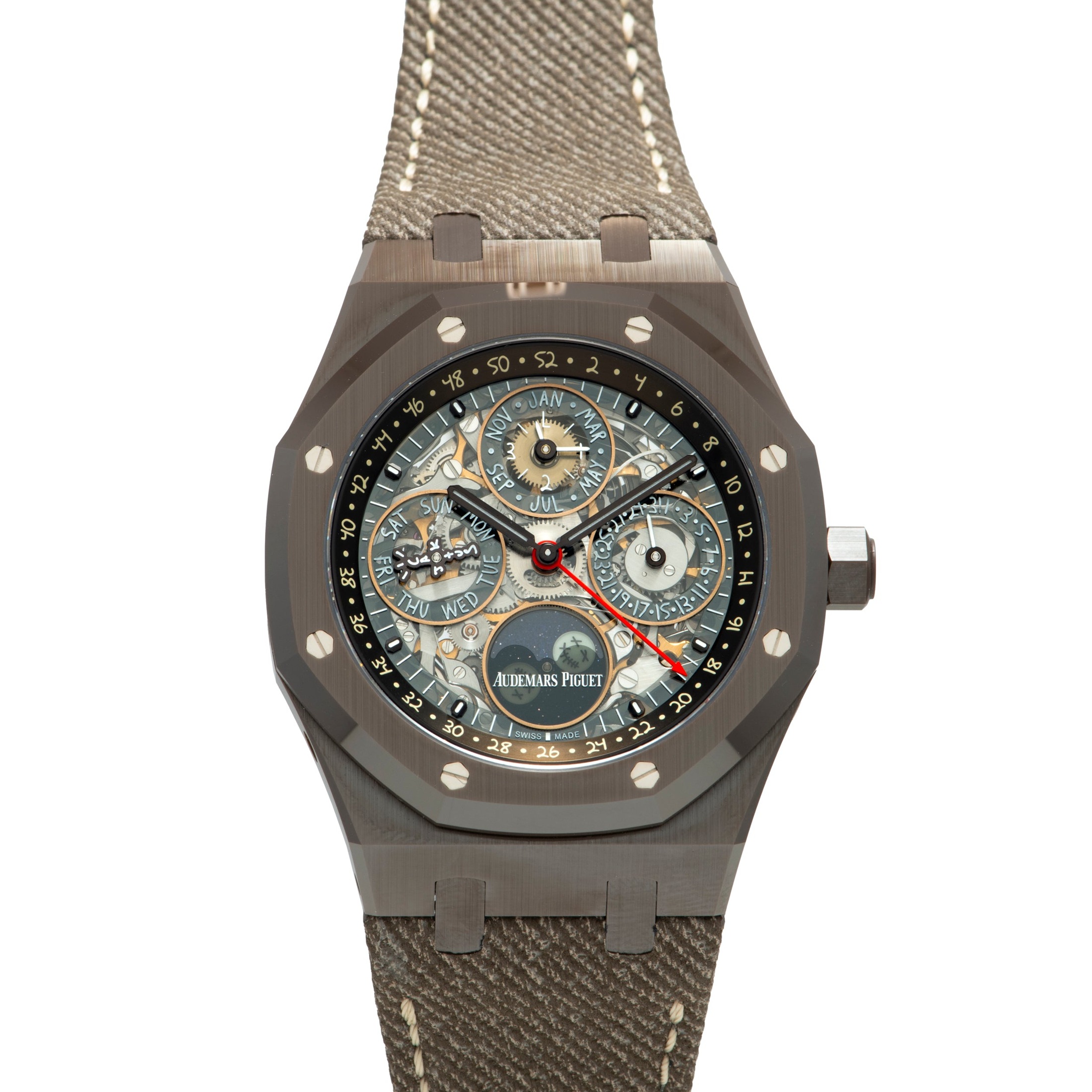 تصویر منبع؛ ساعت Audemars Piguet Royal Oak Perpetual Calendar 'Cactus Jack'