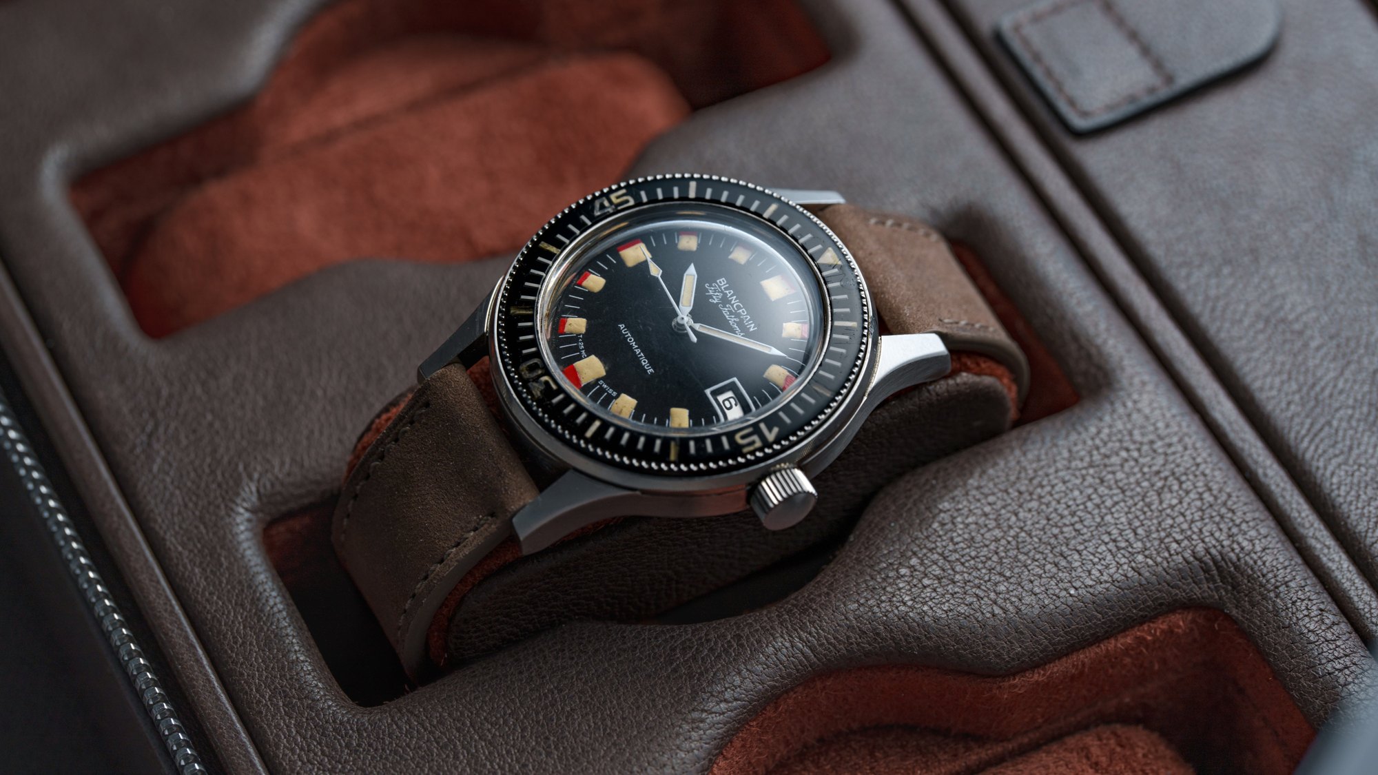تصویر منبع؛ ساعت مچی غواصی Blancpain مدل Fifty Fathoms 'Barakuda' قاب استیل