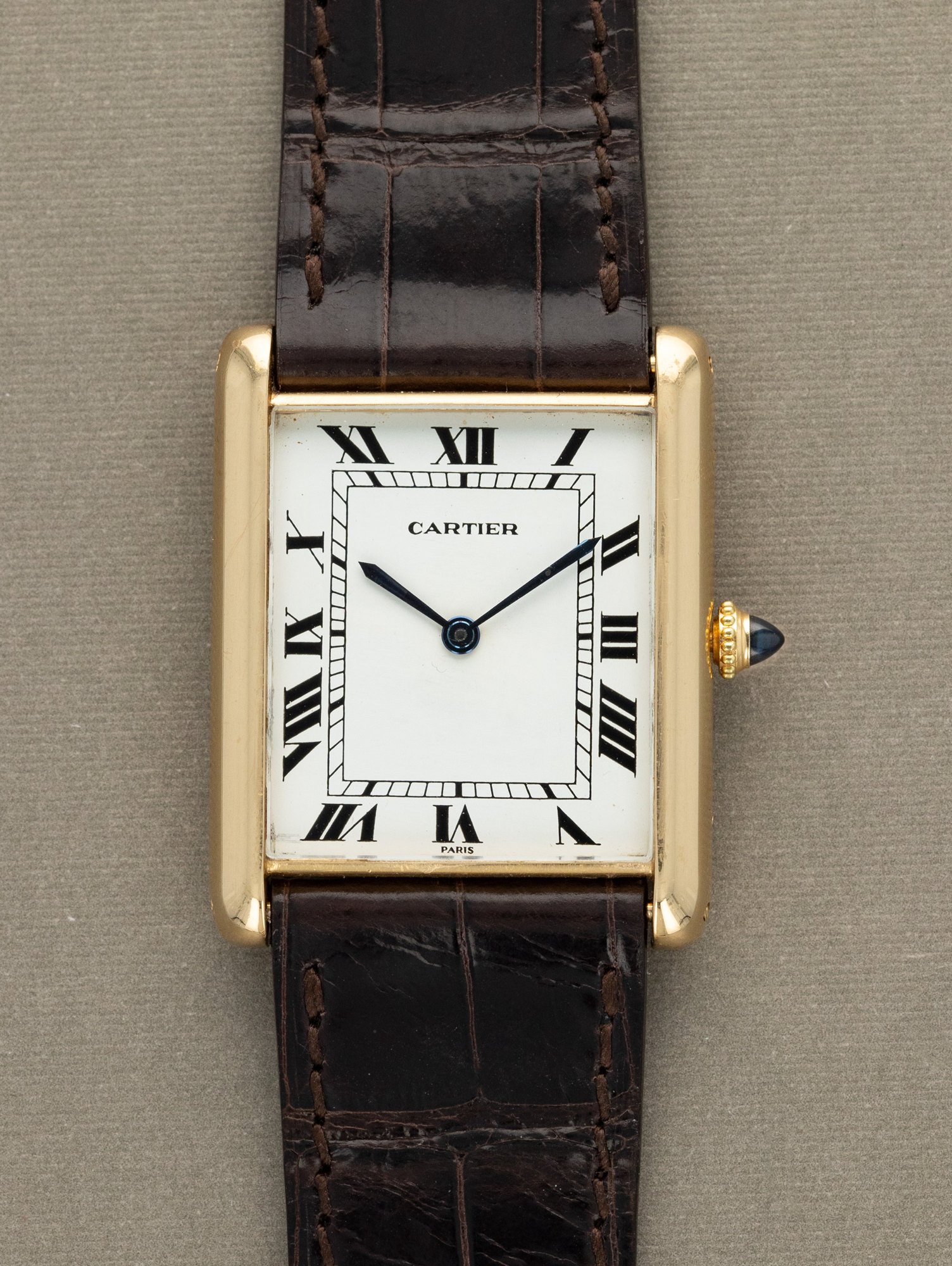 تصویر منبع؛ ساعت مچی Cartier Tank Automatique 'Jumbo' XL با صفحه 'Paris'