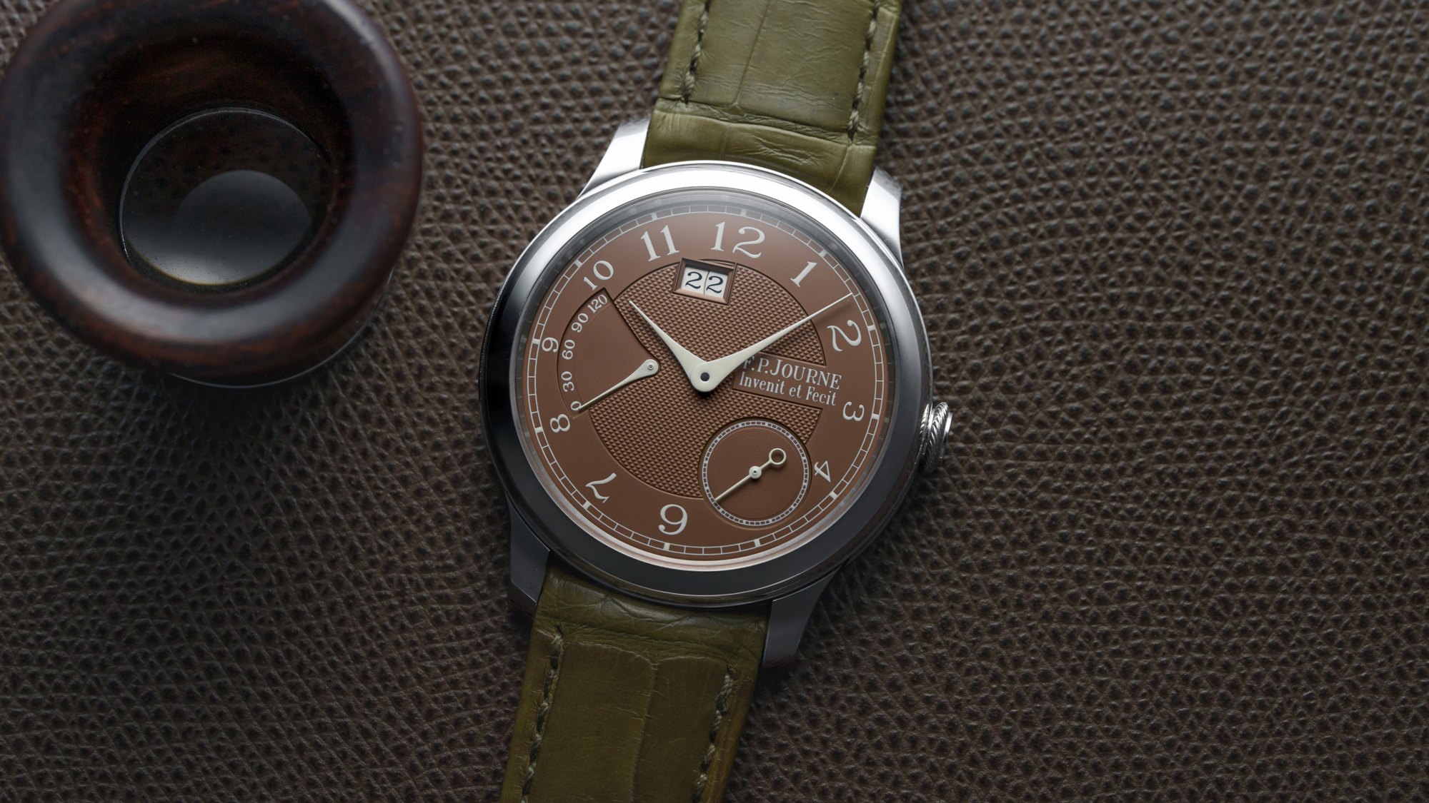تصویر منبع؛ ساعت مچی اف پی ژورن FP Journe Octa Automatique Réserve Havana پلاتین