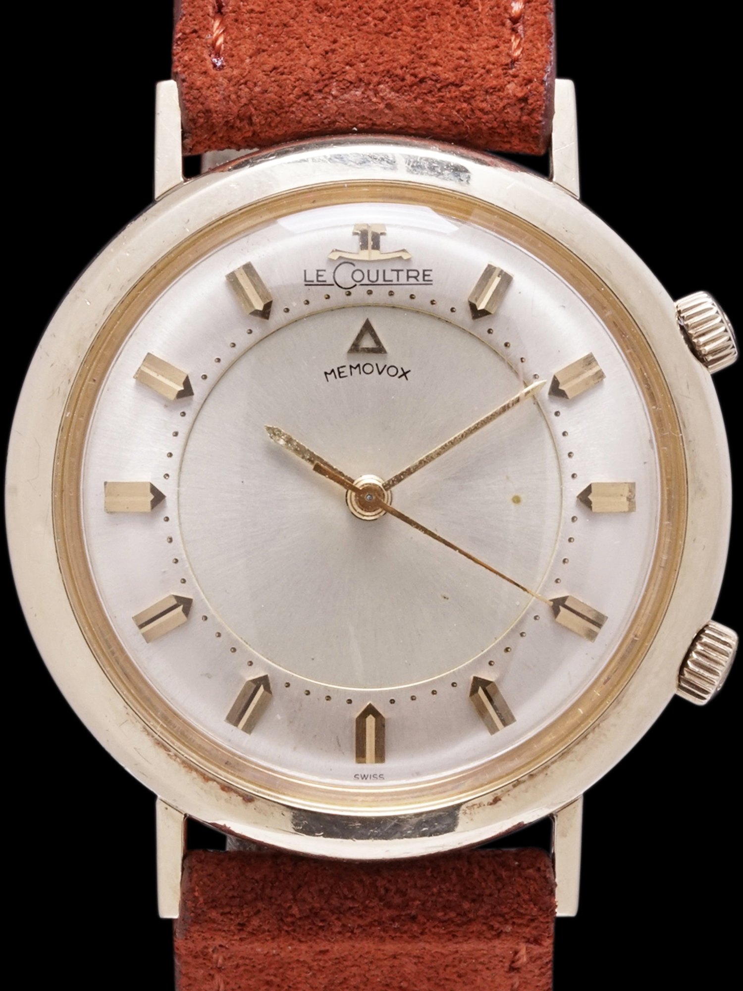 تصویر منبع؛ ساعت مچی LeCoultre Memovox Alarm رفرنس 3041 با کالیبر K814