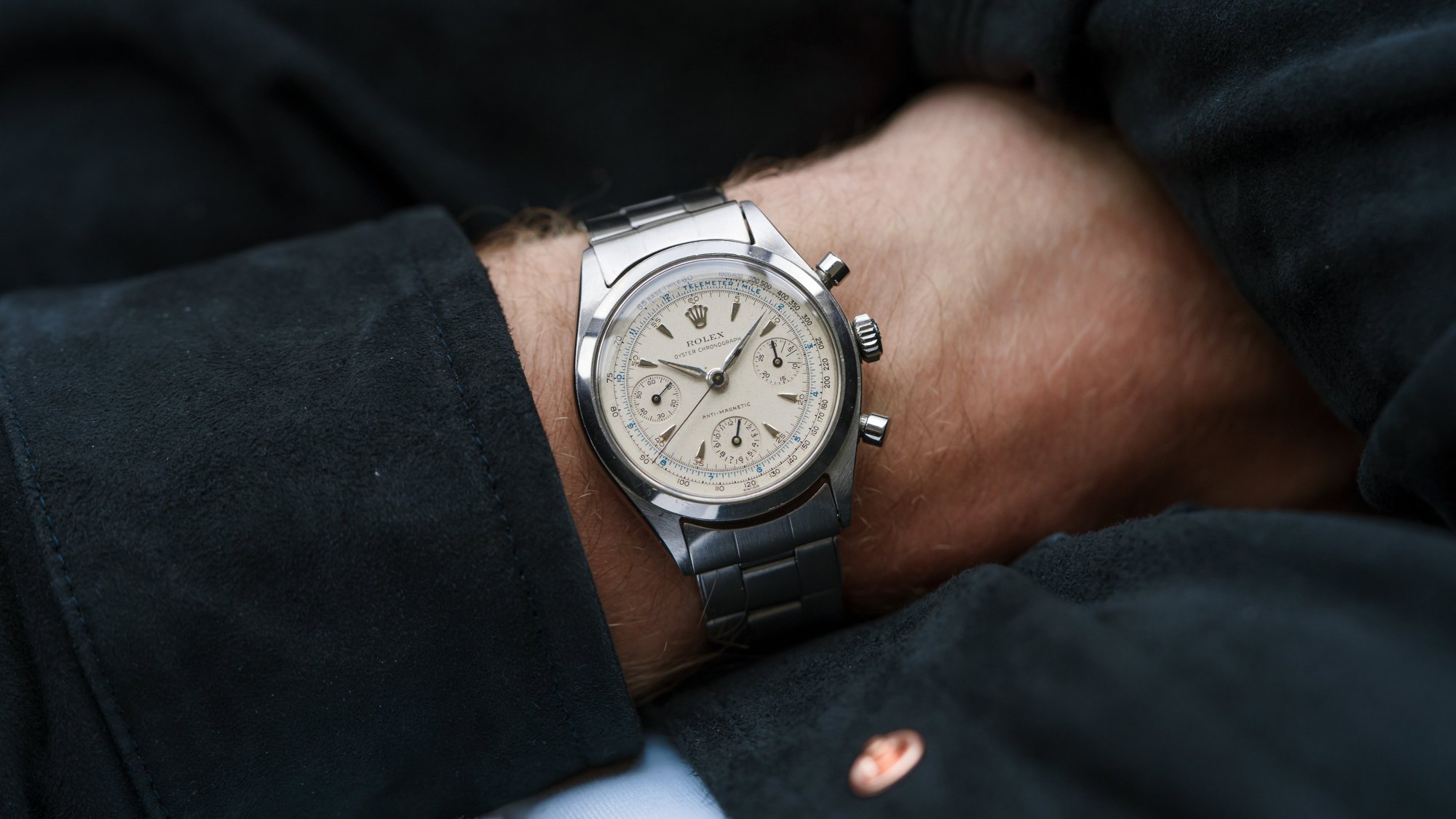 تصویر منبع؛ ساعت مچی کرنوگراف Rolex مدل Pre-Daytona رفرنس 6234