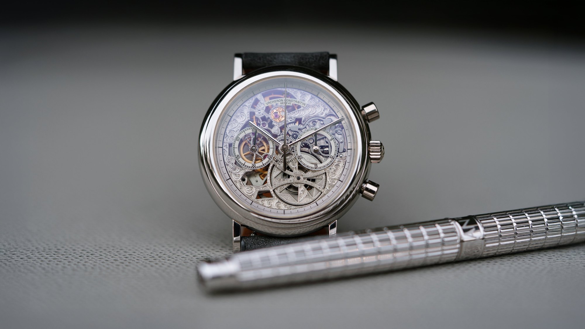 تصویر منبع؛ ساعت مچی Vacheron Constantin مدل Chronograph Skeleton رفرنس 47100