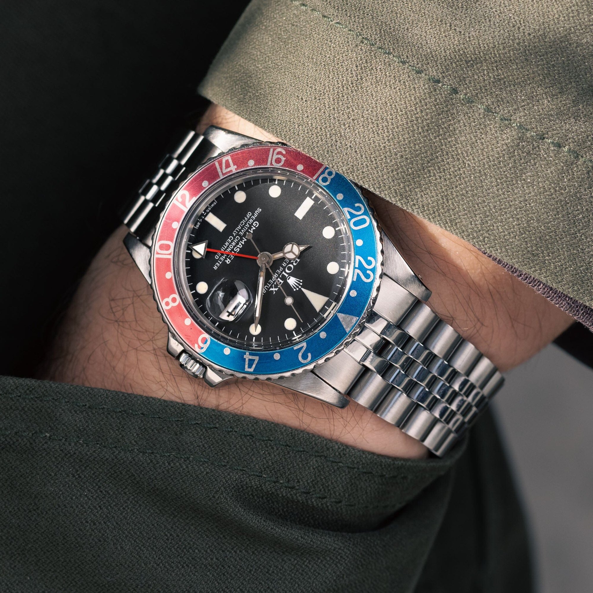 تصویر منبع؛ ساعت رولکس Rolex GMT-Master رفرنس 16750 با صفحه مات