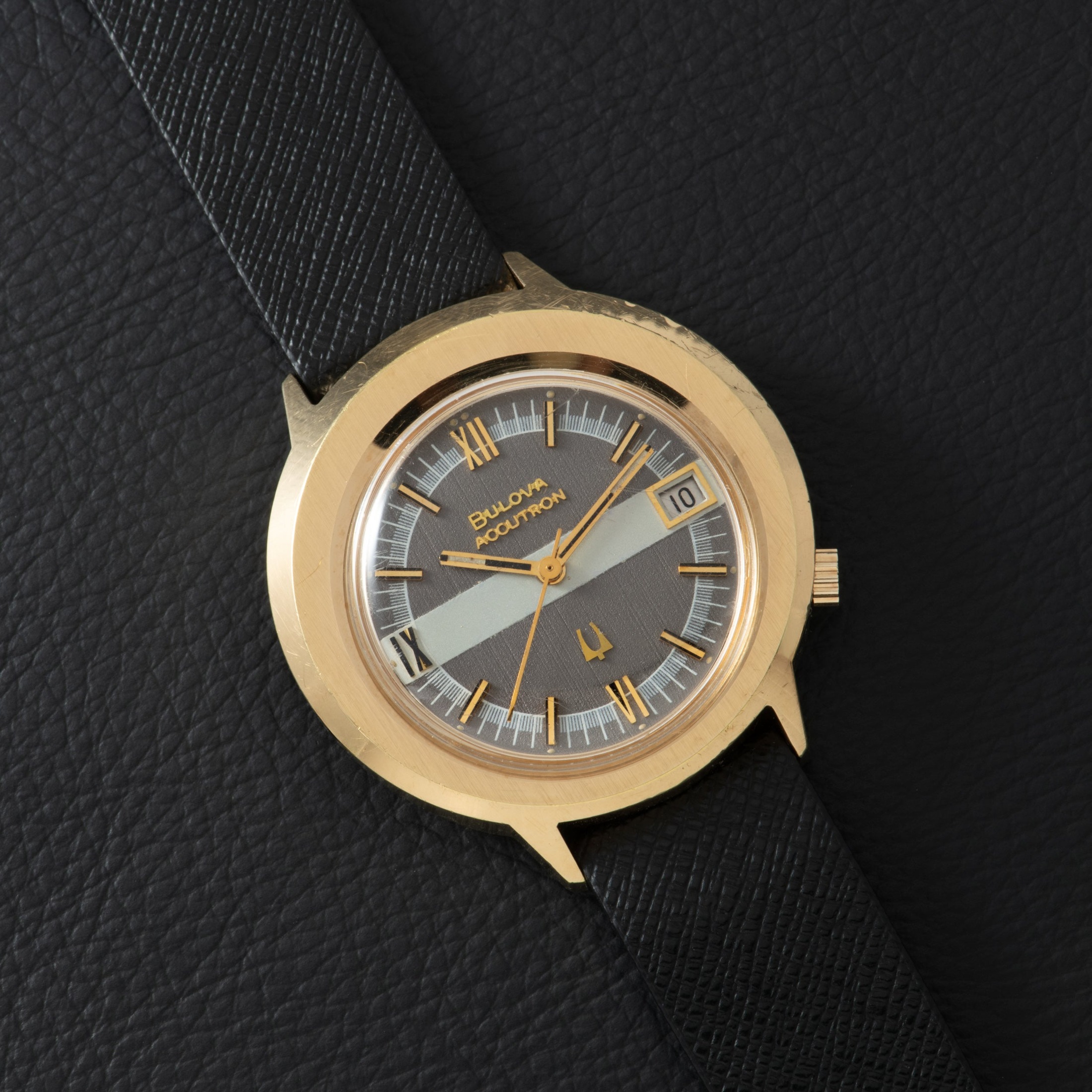 تصویر منبع؛ ساعت Bulova Accutron 'Jumbo Stripe' 218