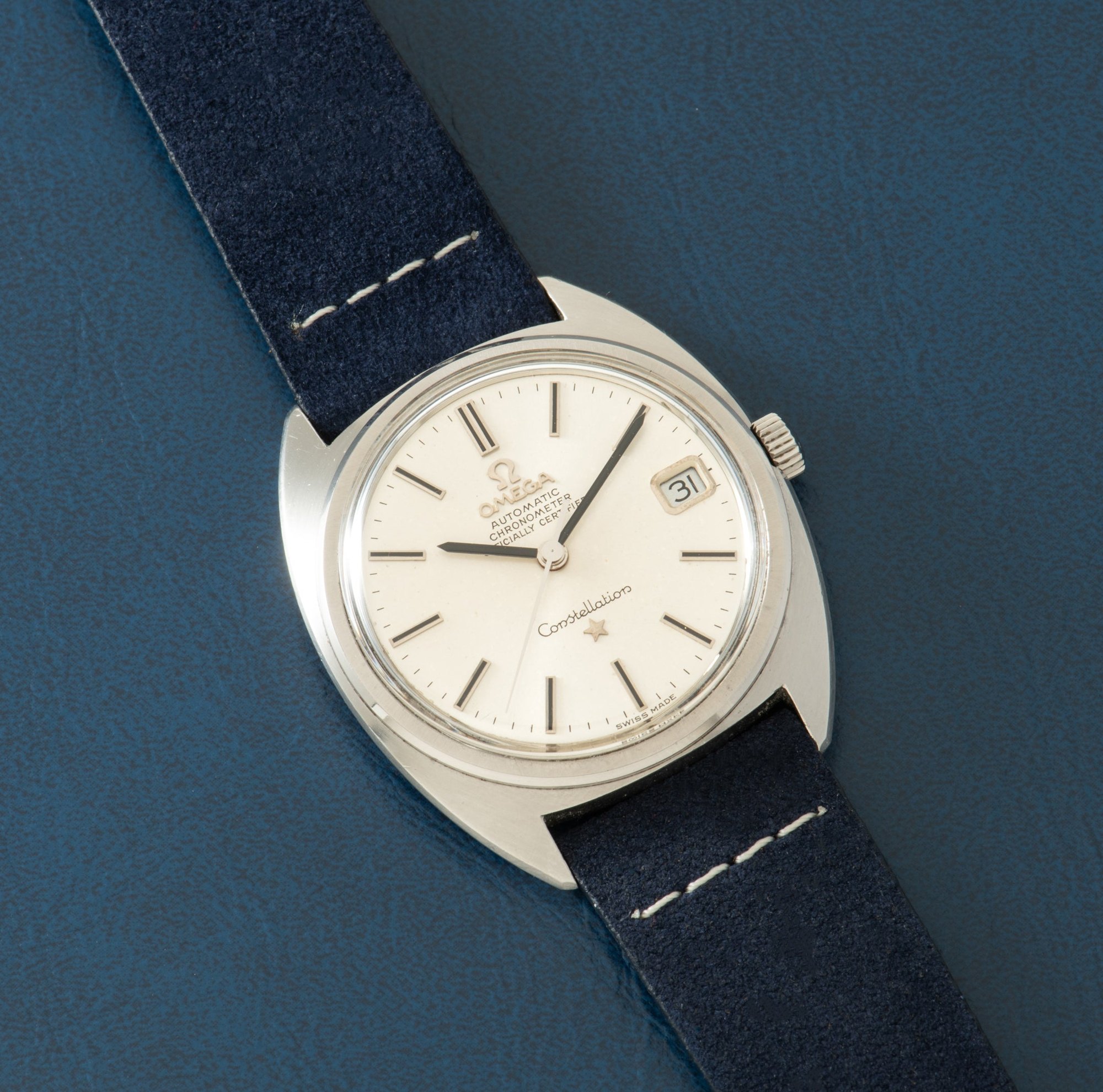 تصویر منبع؛ ساعت مچی Omega Constellation 'C-Shape' رفرنس 168.017 SP