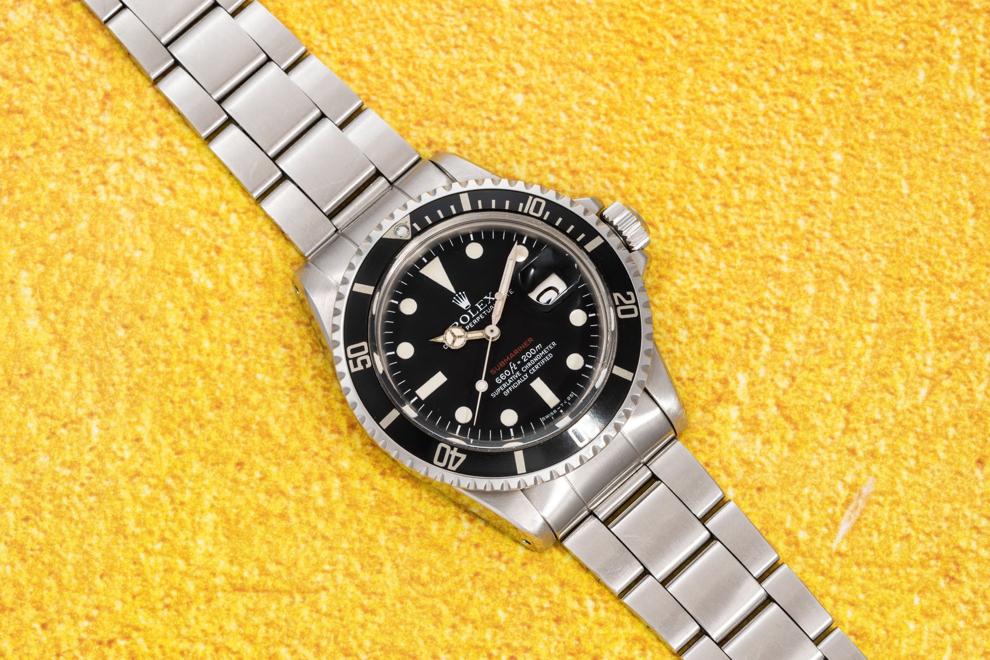 تصویر منبع؛ ساعت مچی Rolex Submariner Date 'Red Sub' رفرنس 1680