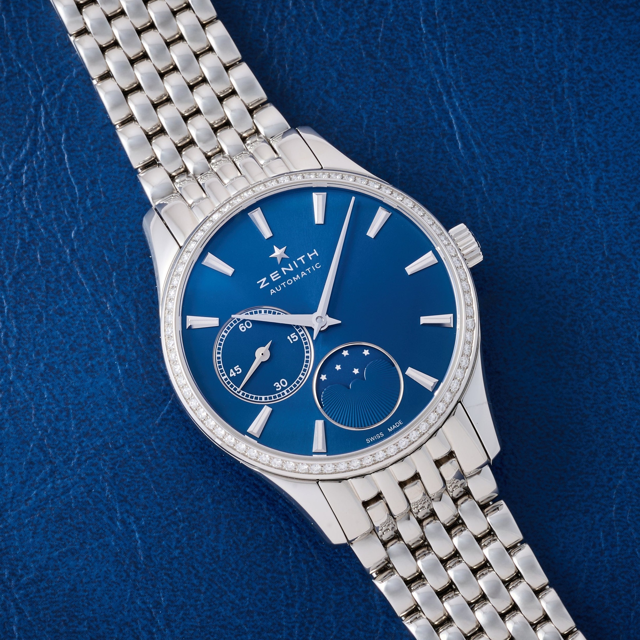 تصویر منبع؛ Zenith Ladies Elite Ultra Thin Moonphase