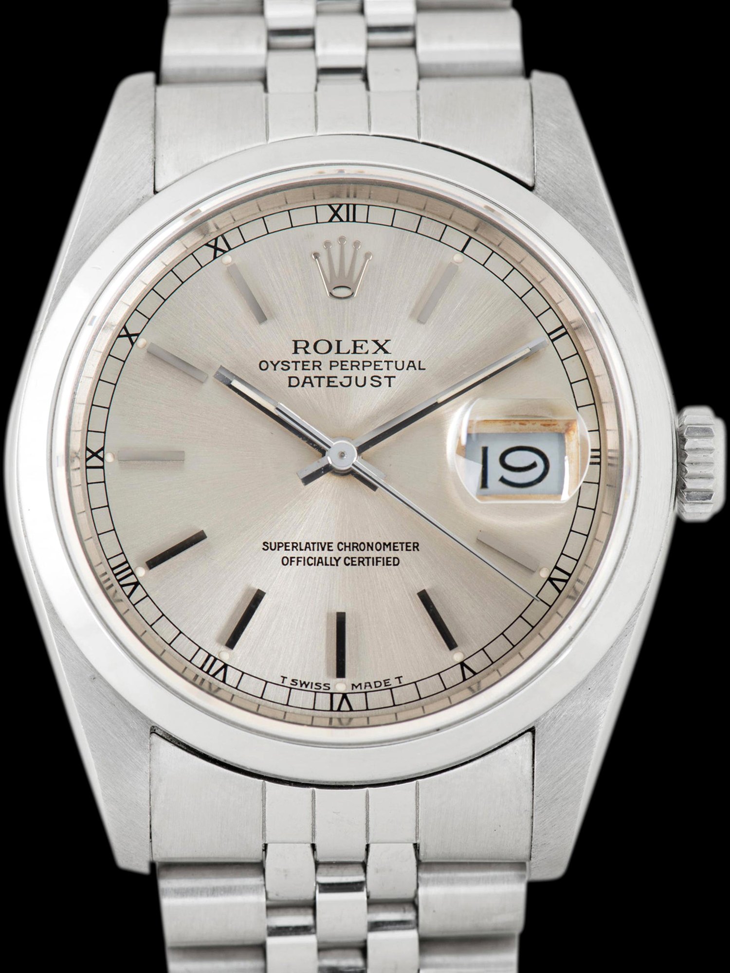 تصویر منبع؛ ساعت مچی Rolex Datejust رفرنس 16200 ساخت ۱۹۸۸