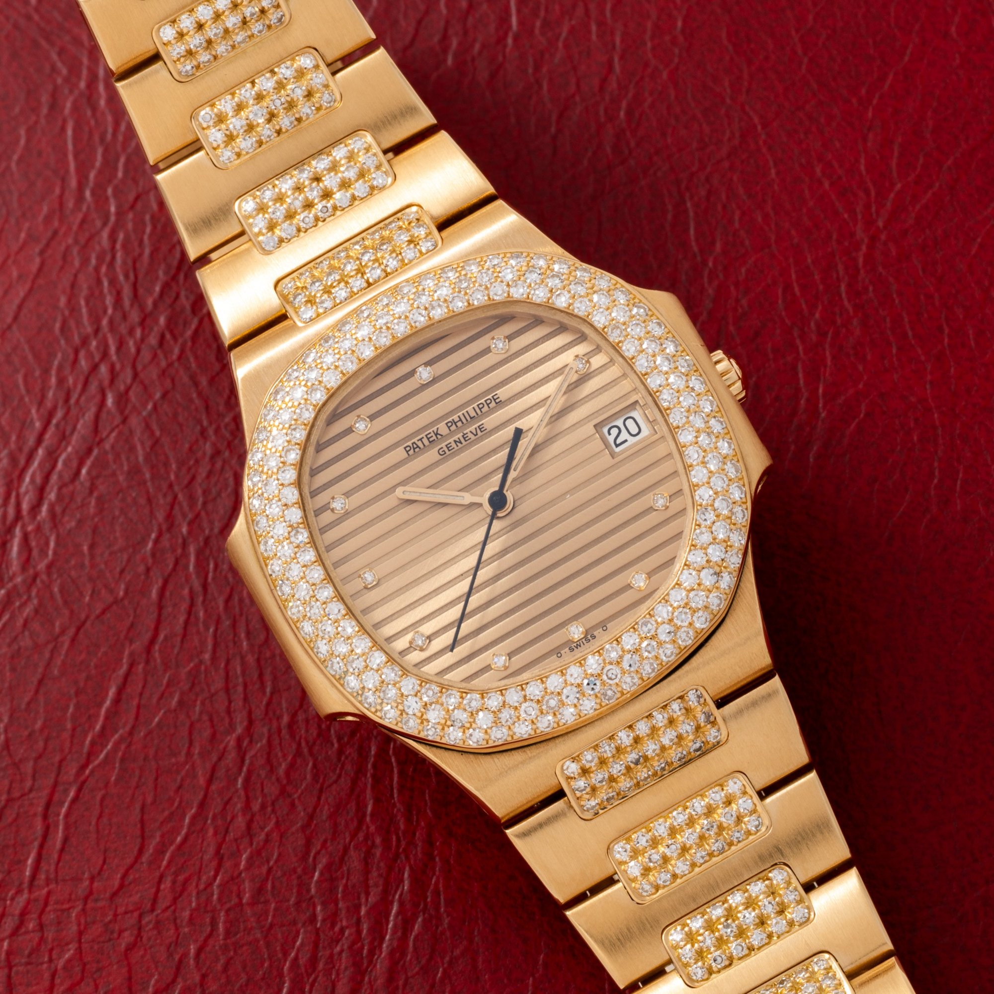 تصویر منبع؛ ساعت مچی Patek Philippe Nautilus Diamonds رفرنس 3900/5J