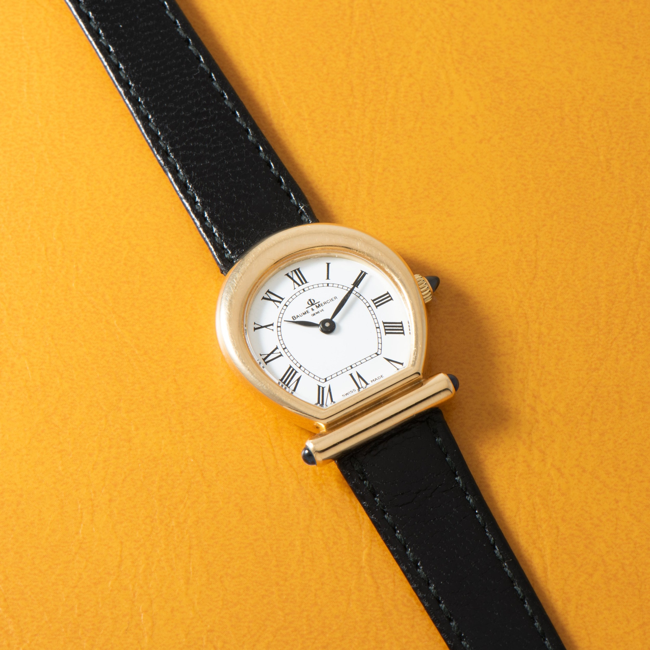 تصویر منبع؛ ساعت Baume & Mercier مدل 'Gold Horseshoe'
