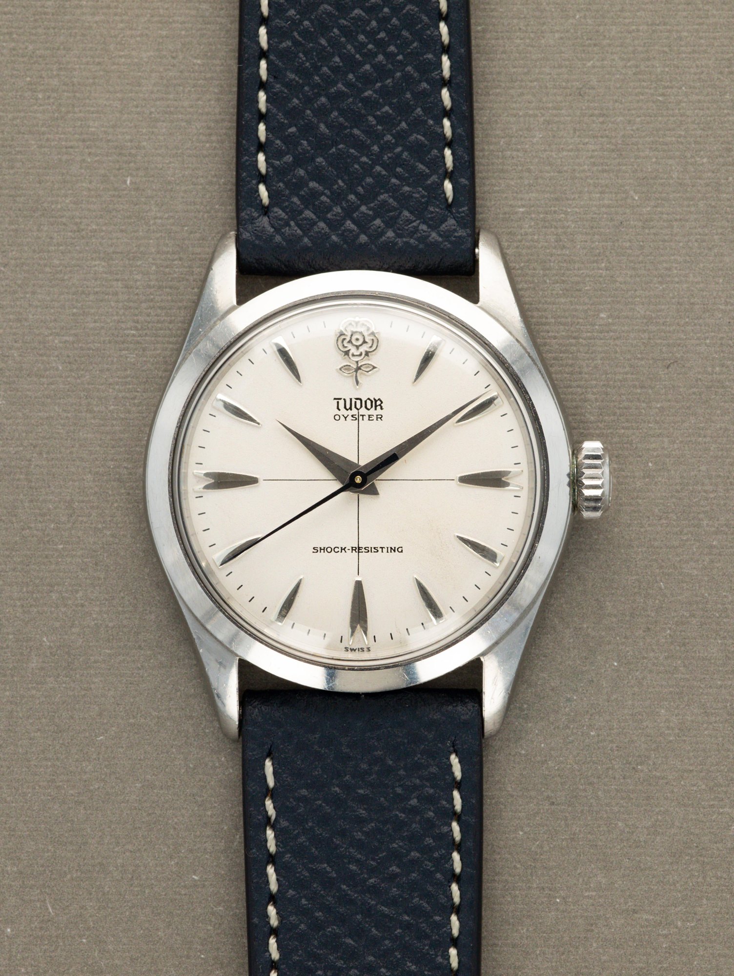 تصویر منبع؛ ساعت مچی Tudor Oyster رفرنس 7934 با صفحه Big Rose Crosshair