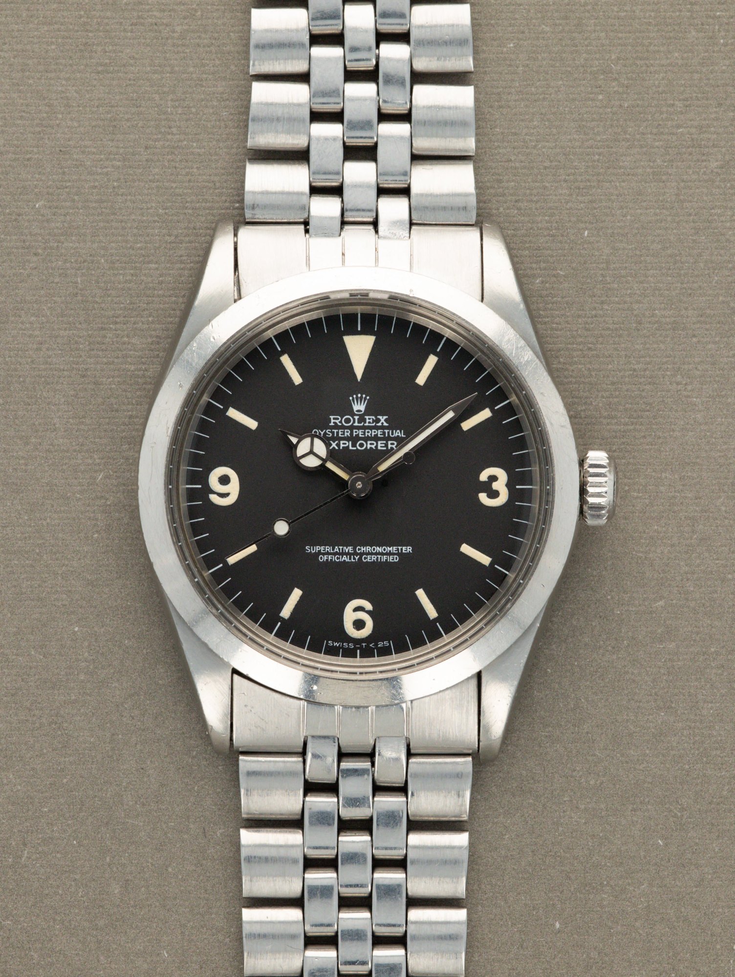 تصویر منبع؛ ساعت مچی Rolex Explorer I رفرنس 1016 با صفحه MK2