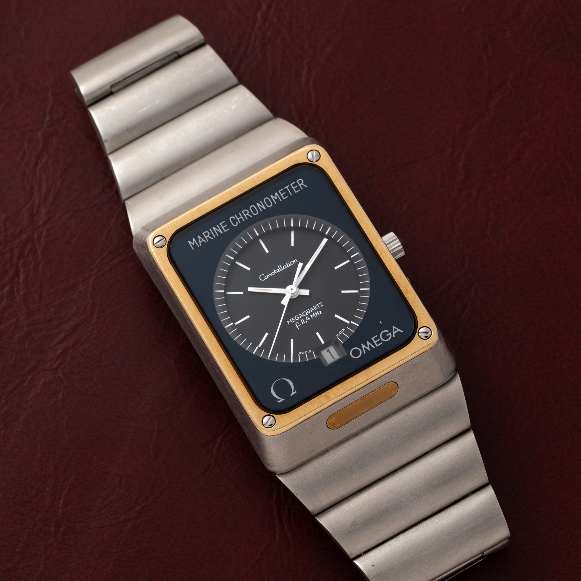 تصویر منبع؛ ساعت مچی Omega Constellation Marine Chronometer Megaquartz رفرنس ST 398.0832