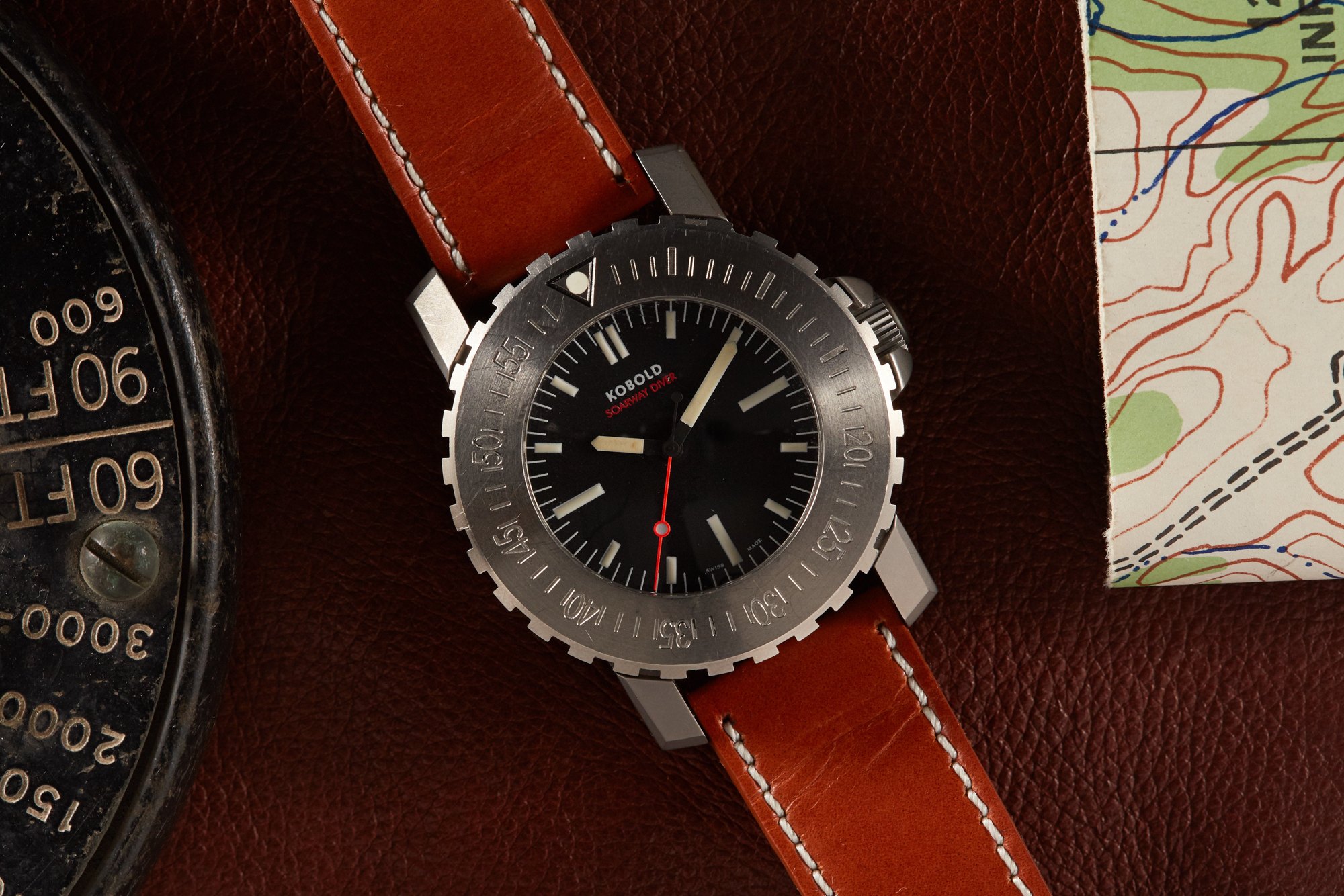 تصویر منبع؛ ساعت مچی غواصی Kobold Soarway Seal Diver تیتانیومی