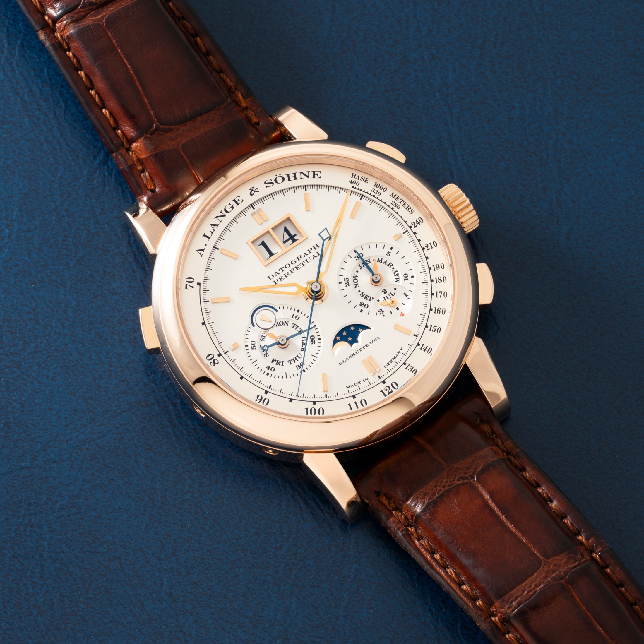 تصویر منبع؛ ساعت A. Lange & Söhne Datograph Perpetual Calendar