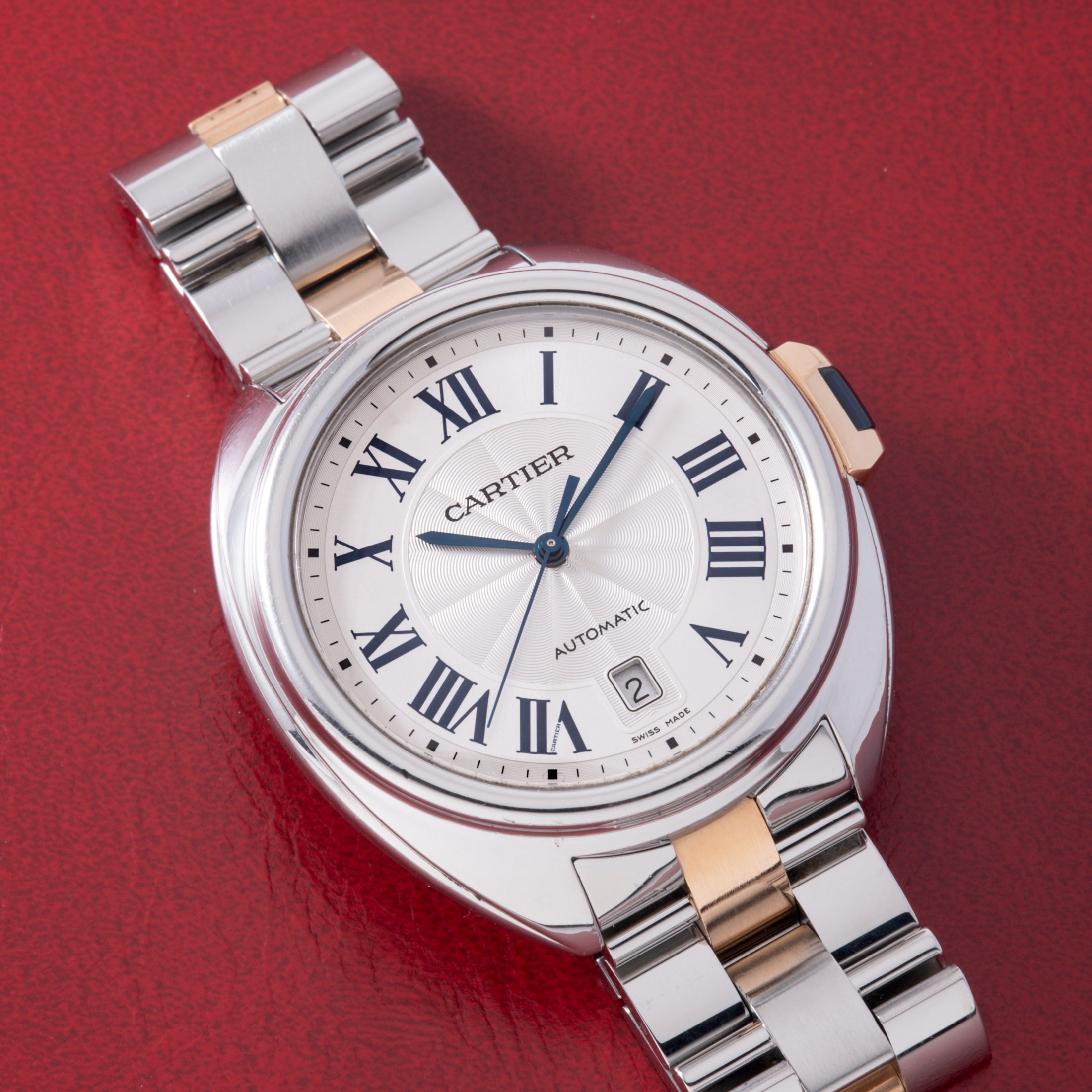 تصویر منبع؛ ساعت Cartier Clé de Cartier مدل W2CL0002