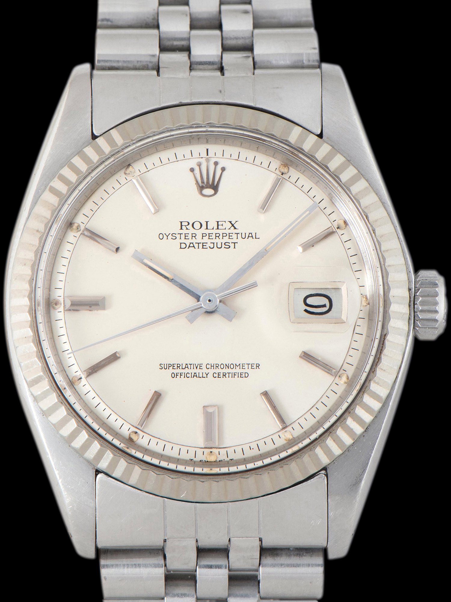 تصویر منبع؛ ساعت مچی Rolex Datejust رفرنس 1601 ساخت ۱۹۷۷