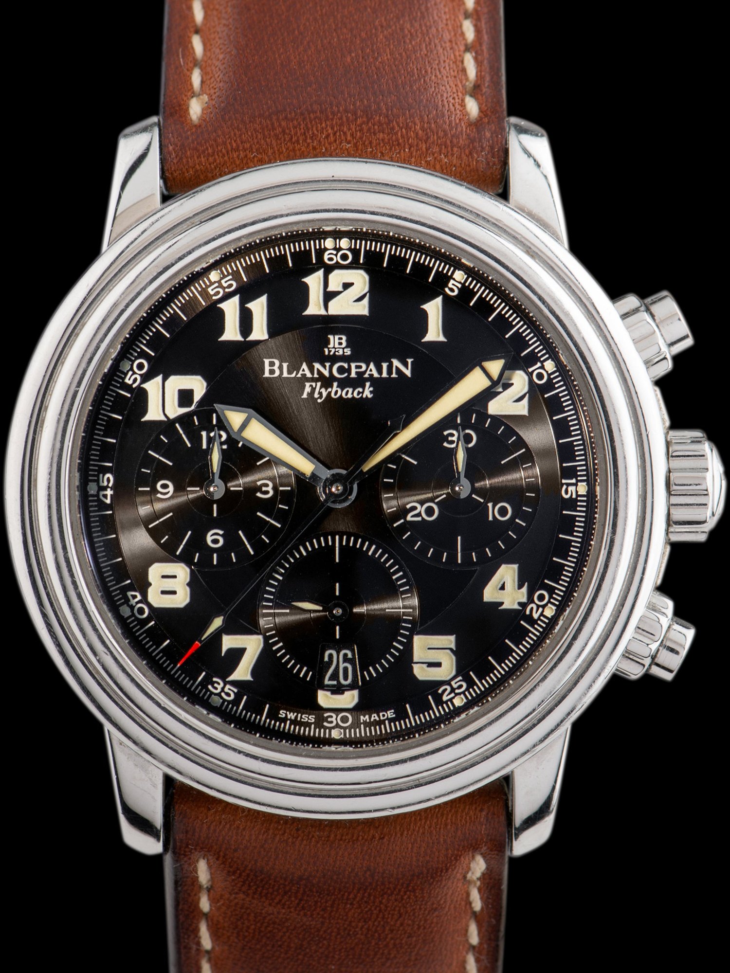 تصویر منبع؛ ساعت مچی Blancpain مدل Leman Flyback Chronograph رفرنس 2185F