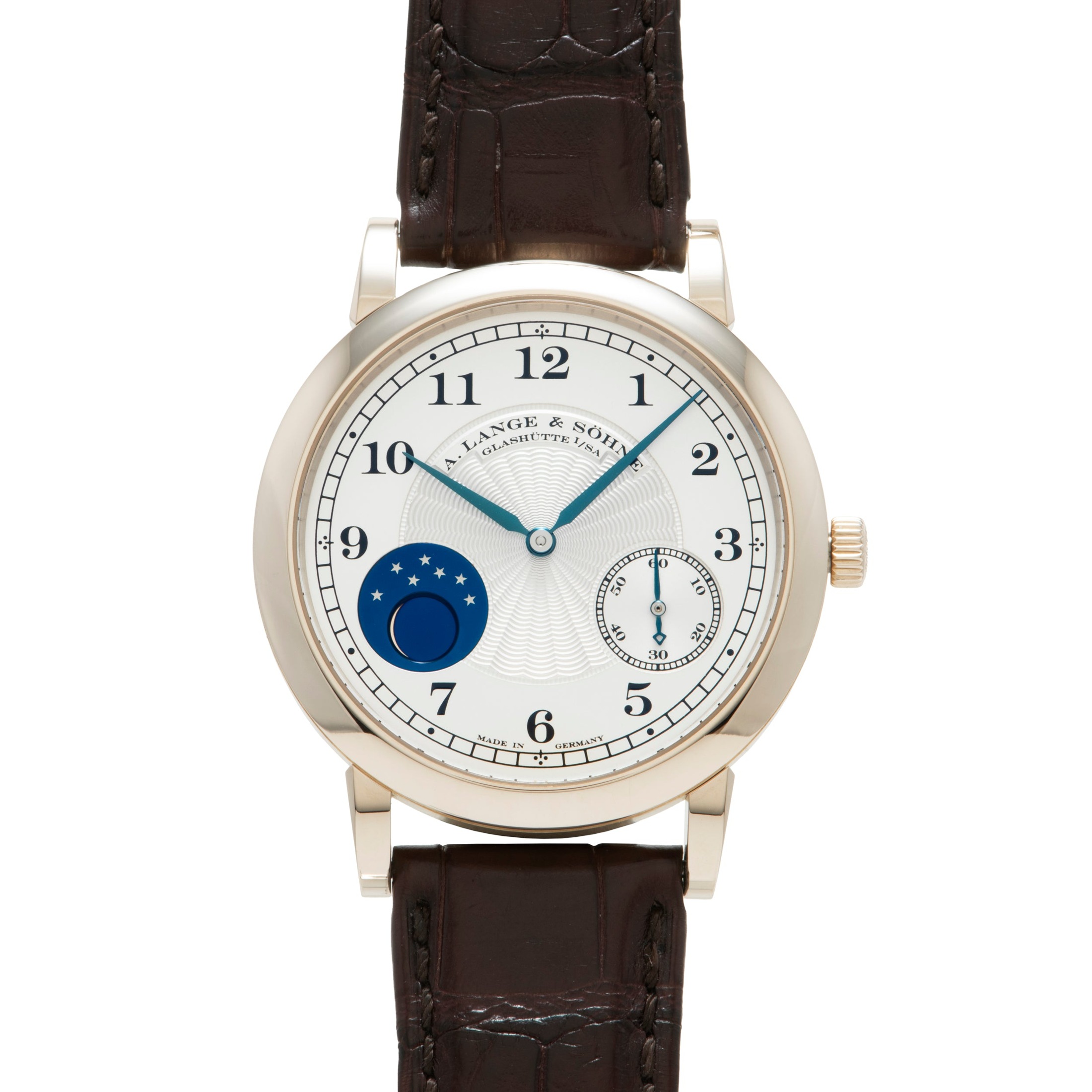 تصویر منبع؛ ساعت A. Lange & Söhne 1815 Moon Phase “Homage to F. A. Lange” از جنس Honeygold