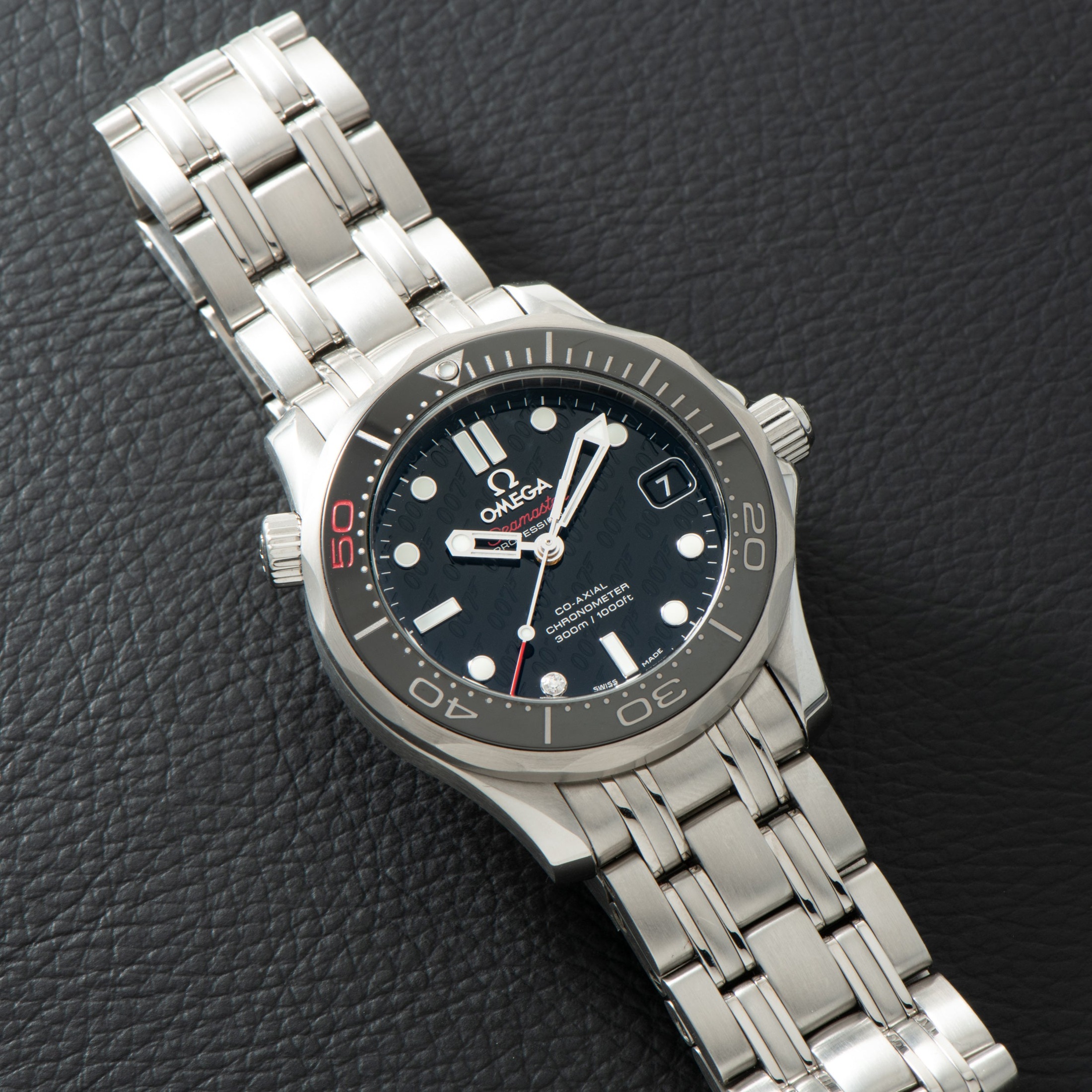 تصویر منبع؛ ساعت Omega Seamaster Diver 300M 'James Bond 50th Anniversary'